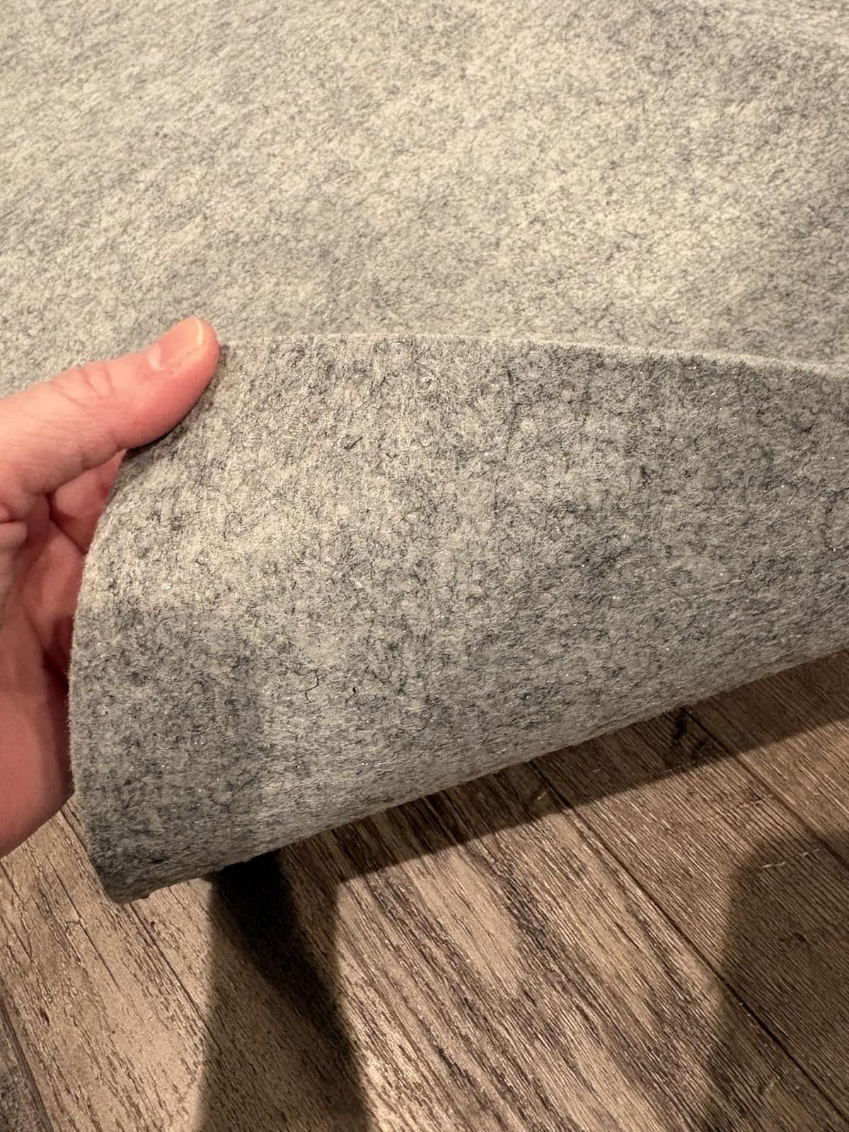RESARE 9x12 Non Slip Felt Rug Pad for Hardwood Floors, 1/4 Area Rug Gripper customer photo 1