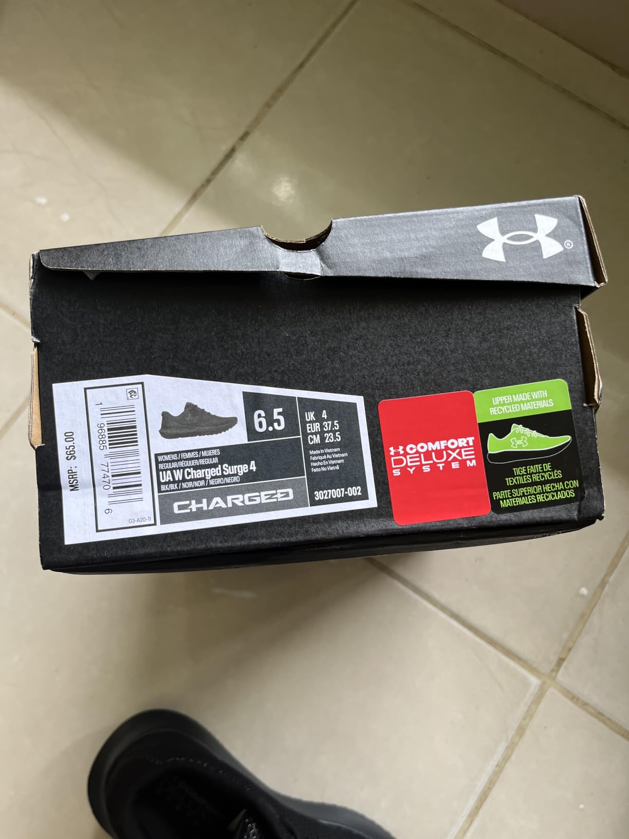 Under Armour Women's Charged Surge 4 Running Shoe customer photo 1