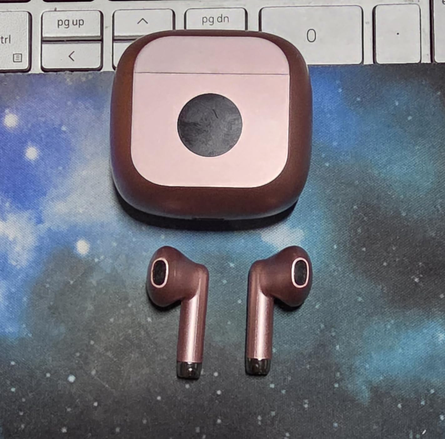 Wireless Earbuds, Bluetooth 5.4 Ear Buds LED Power Display Headphones Bass Stereo, Bluetooth Earbuds in-Ear Noise Cancelling Mic, 40H Playback Mini Case IP7 Waterproof Sports Earphones for Android iOS customer photo 1