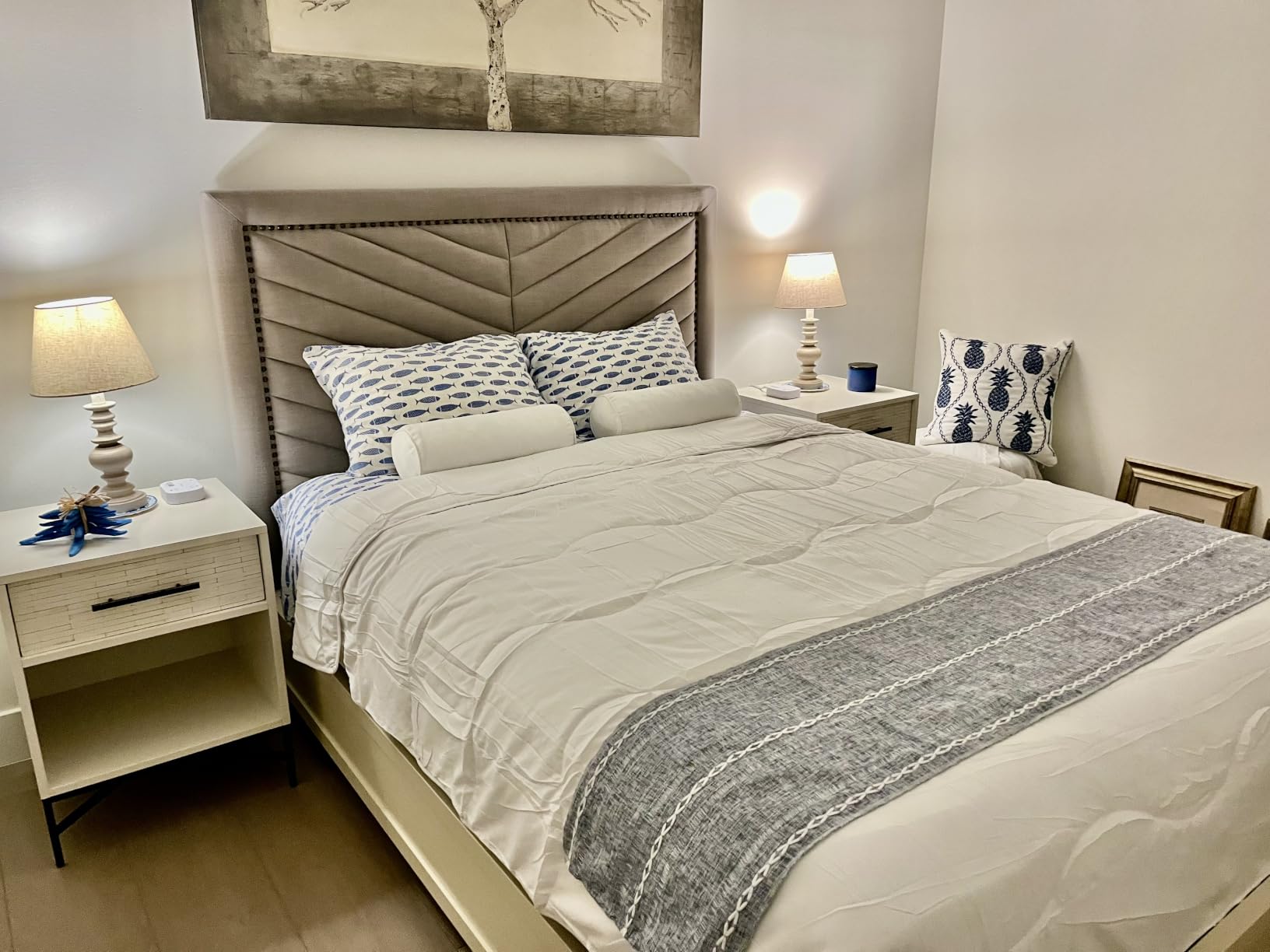 MEELUS Lightweight Comforter Cooling White, All Season Duvet Insert customer photo 2