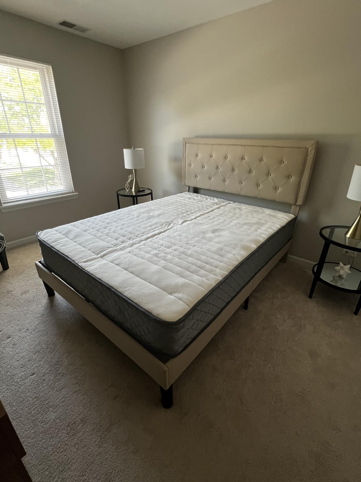 PurrJoys Queen Mattress, 12 Inch Cooling-Gel Memory Foam and Pocket Spring Hybrid Mattress, Queen Bed Mattress in a Box, CertiPUR-US Certified, Medium Firm, Queen Size Mattress customer photo 1