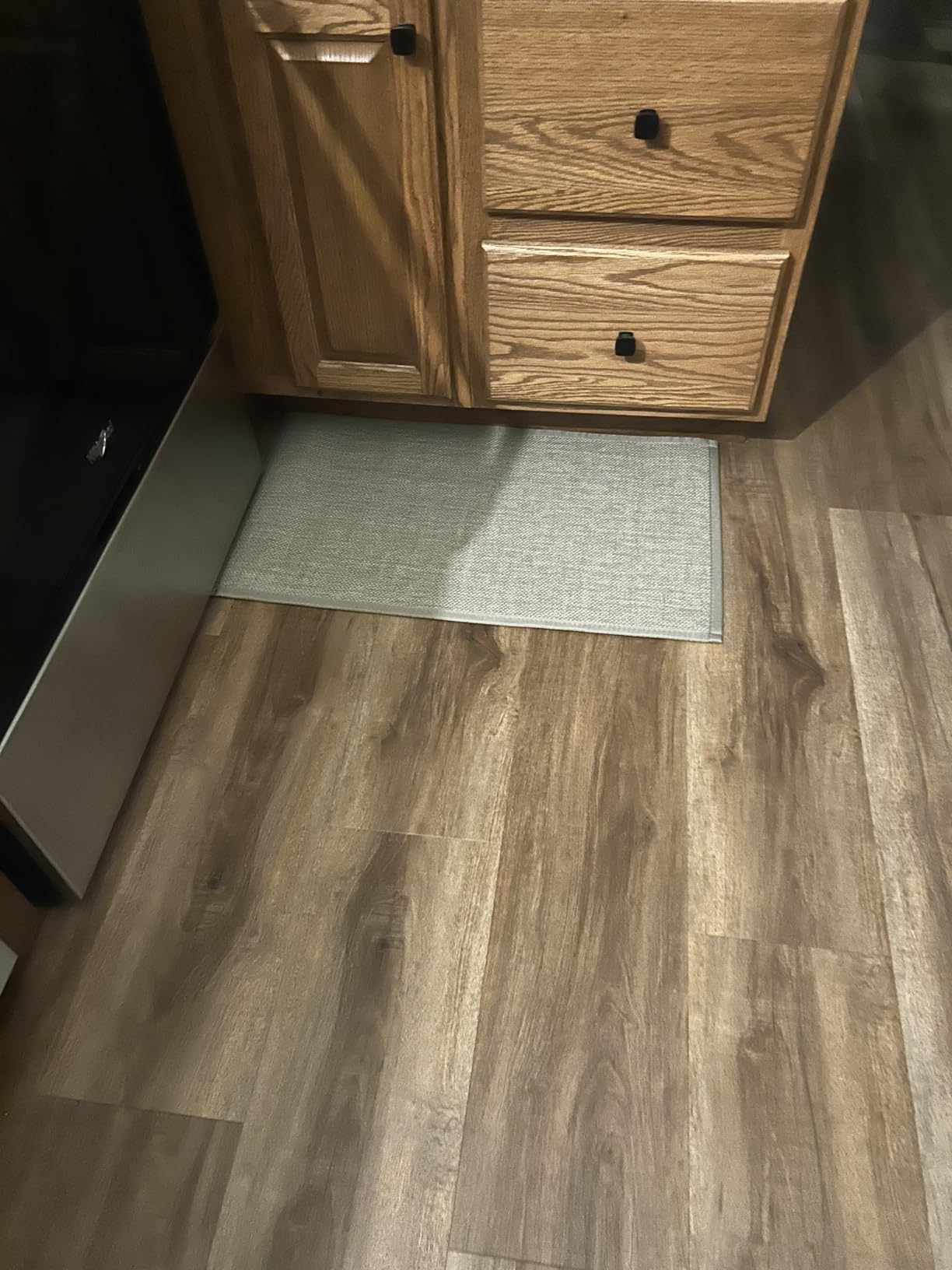 SUMLANS Kitchen Mat Set of 2 PCS, Cushioned Non Slip Rugs for Kitchen Floor, Absorbent Runner Comfort Standing Mats Washable for Kitchen, Office, Home (Brown, 17.3