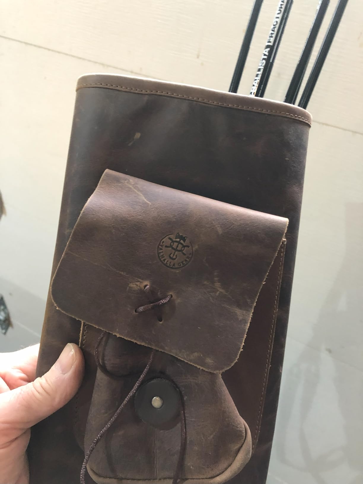 Rectangular Back Quiver with Adjustable Straps, Handmade Arrow Quiver Holder for Arrows, Archery Sports, Bow Hunting customer photo 1
