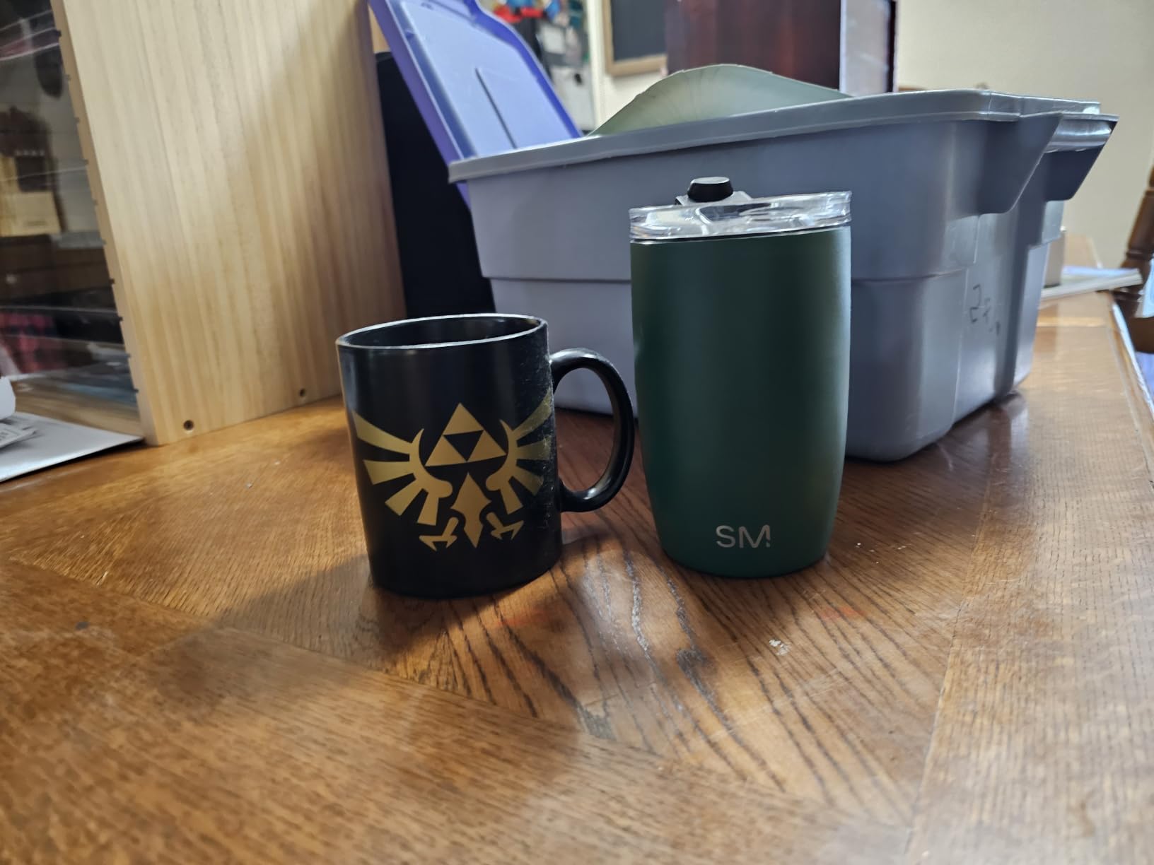 Simple Modern Travel Coffee Mug with Lid | 16oz | Blue customer photo 1