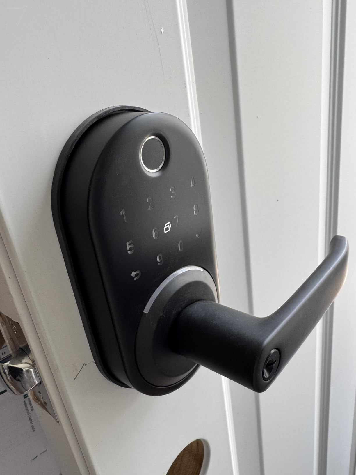 Smart Door Handle Lock with Keypad, Yamiry Fingerprint Knob for Front Door customer photo 1