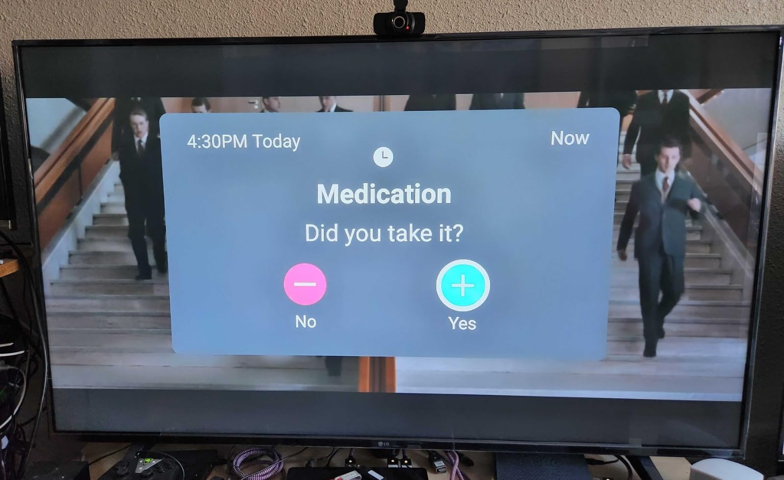 JubileeTV Remote Care System for Seniors — Stay Connected Through Their TV | Control TV Remotely from Your Phone | Video Calls, Reminders & Monitoring | Simple Setup + Voice Remote customer photo 1