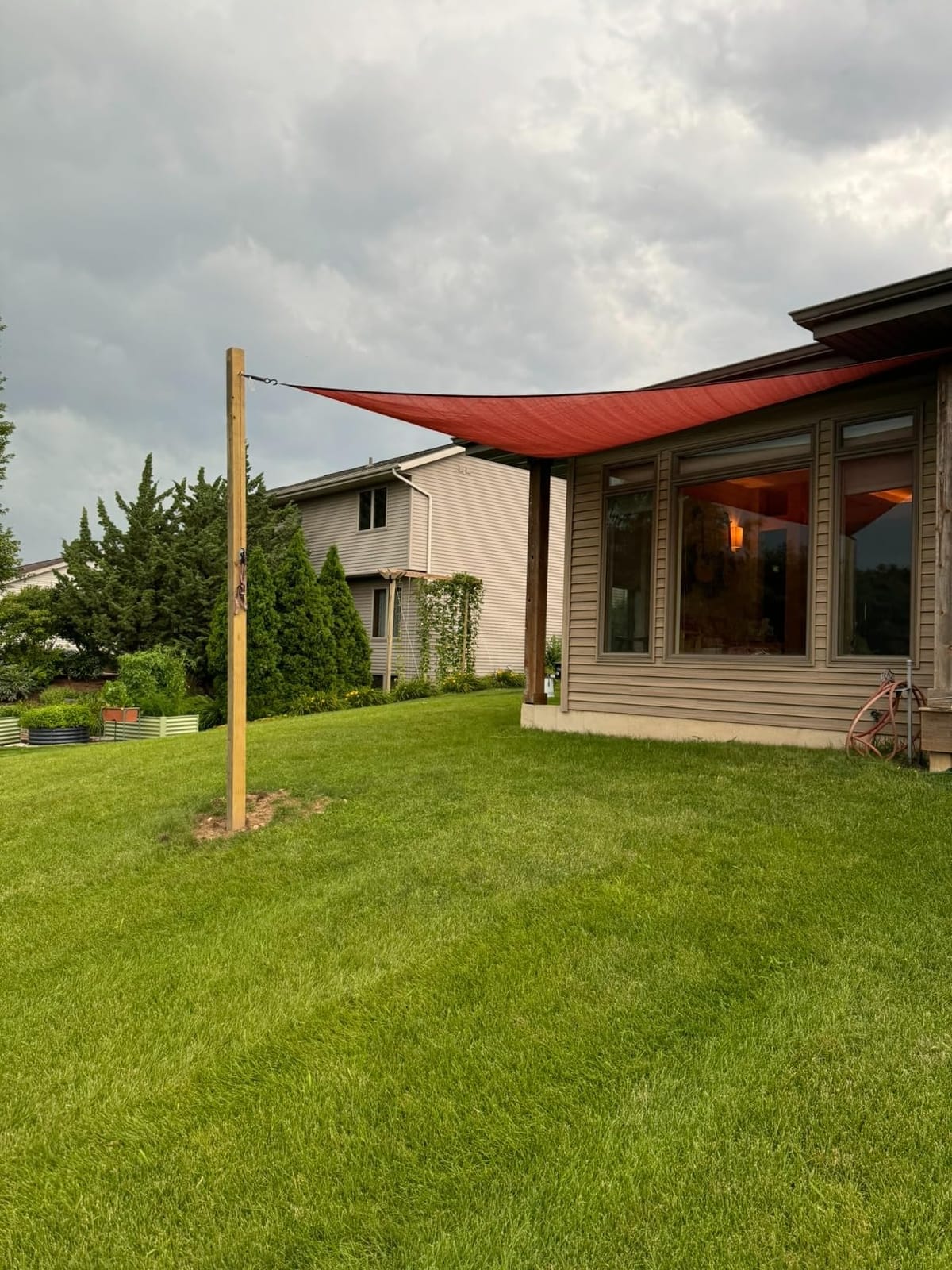 Shade Sail Hardware Kit Include Winches & Wire Rope, Anti-Rust Stainless Steel Sun Shade Hardware Kit for Rectangle Square Triangle Shade Sail Installation(71 PCS) customer photo 2