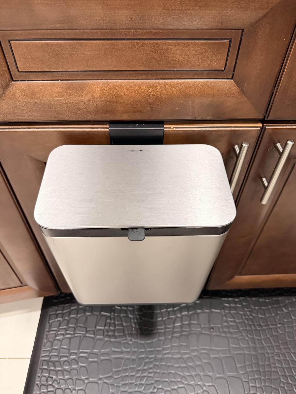 EKO Kitchen Compost Bin, 7L / 1.85 Gal Stainless Steel with Removable Inner Bucket and Deodorizer Compartment, 2-in-1 Countertop Compost Bin with Lid, Food Waste Caddy for Kitchen customer photo 2