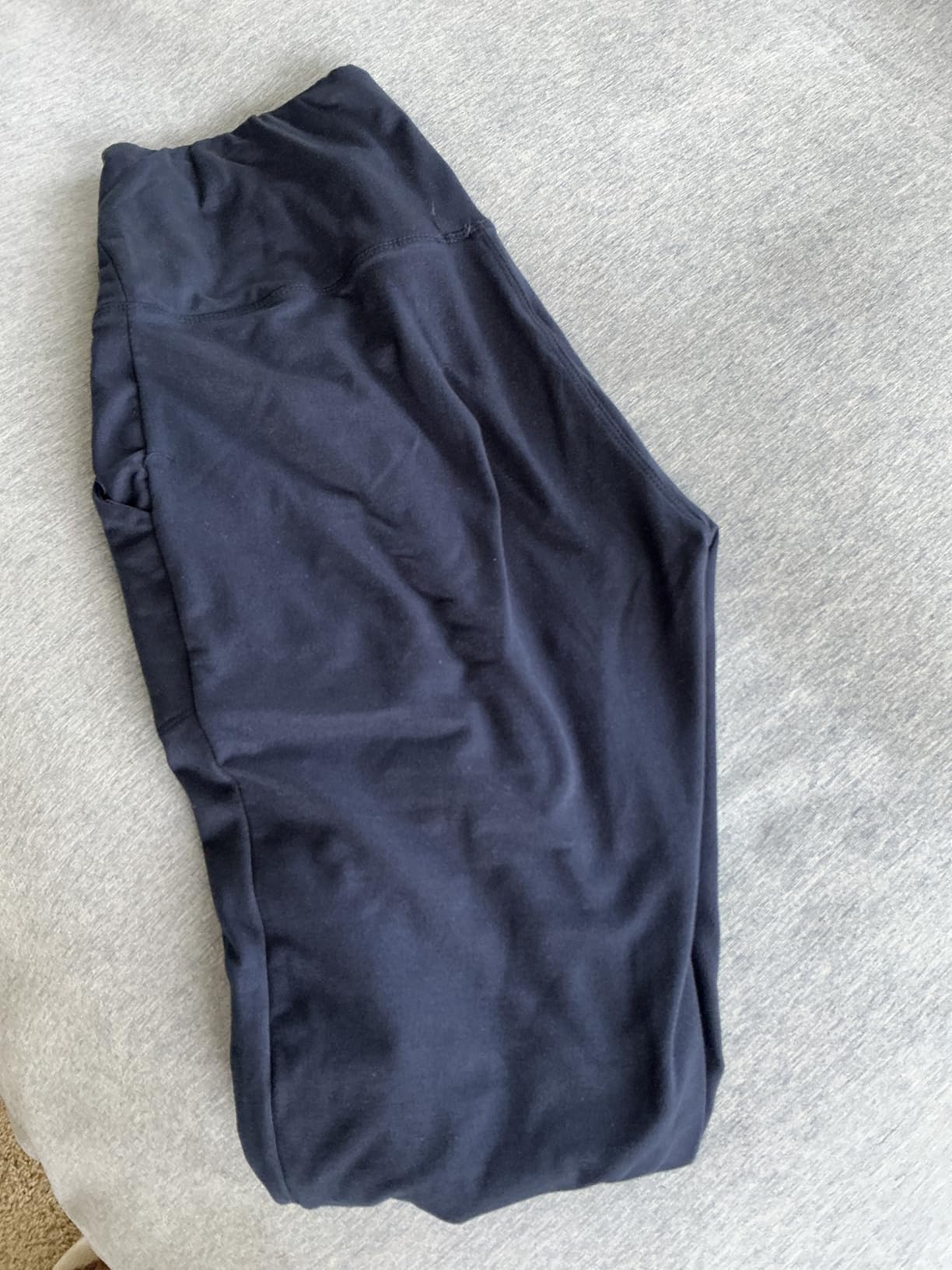 we fleece 3 Pack Women's Fleece Lined Leggings with Pockets High Waist customer photo 2