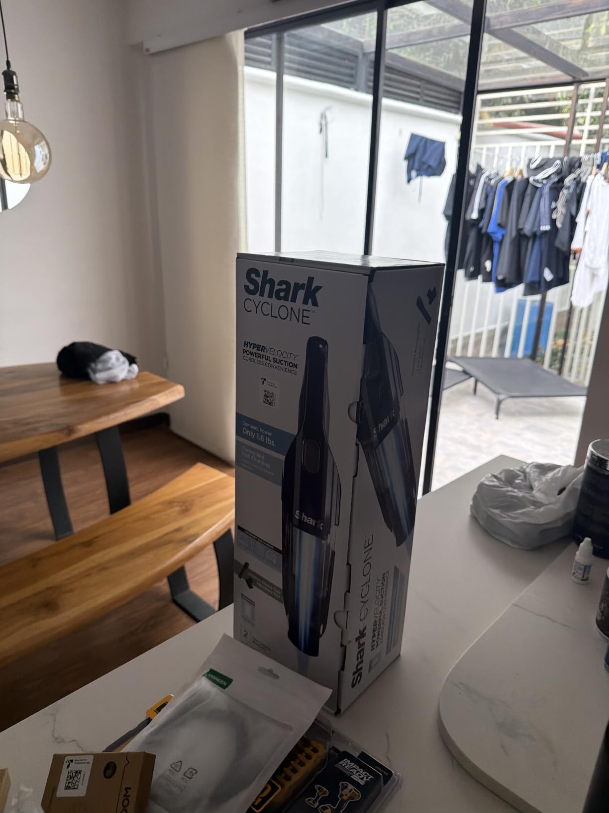 Shark Cyclone PET Handheld Vacuum, Navy Blue/Grey, CH701 customer photo 1