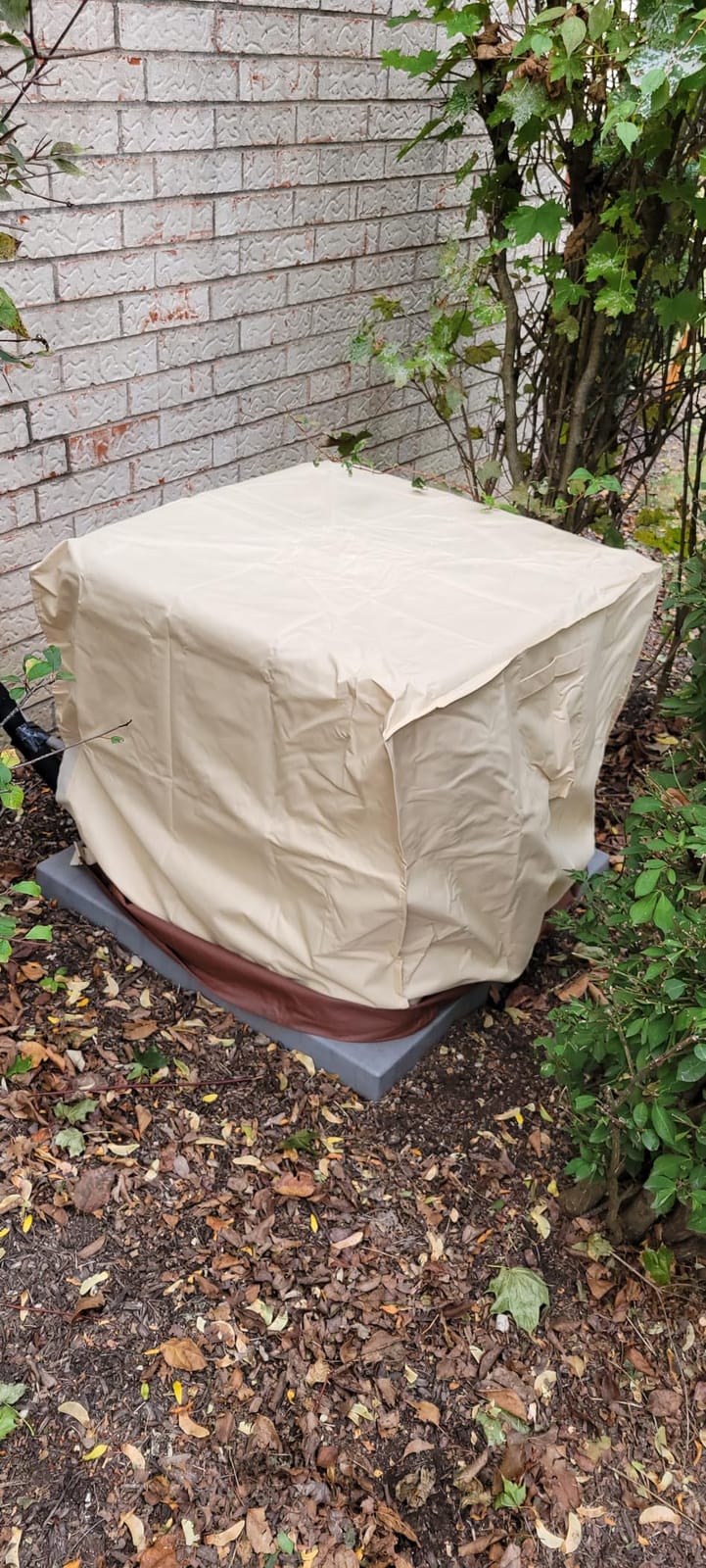 Outdoor Sectional Cover, 90-inch V-Shaped Patio Furniture Sofa Covers Waterproof Rip-Stop Anti-UV 600D Heavy Duty Outdoor Couch Cover with 3 Air Vents, 90''L 90
