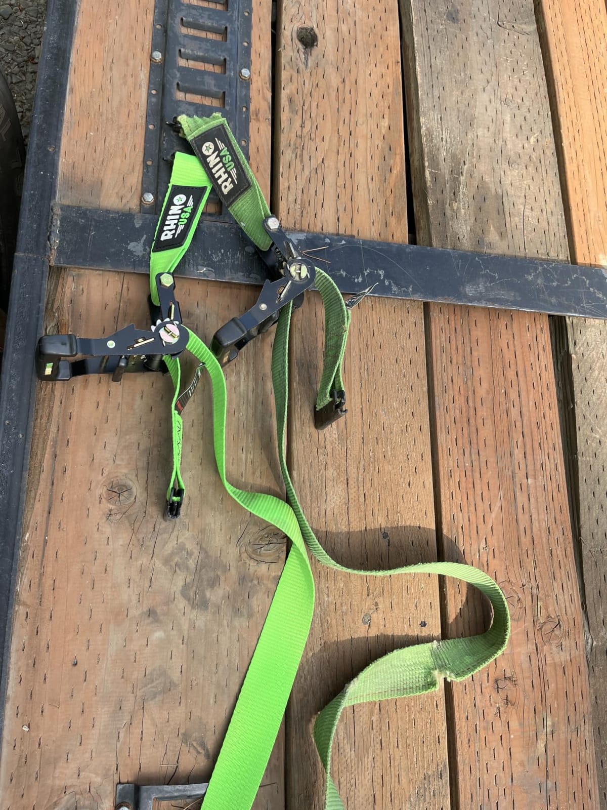 Rhino USA E-Track Ratchet Tie Down Straps (4-Pack) - 2in x 16ft, 4,500lb Break Strength customer photo 1