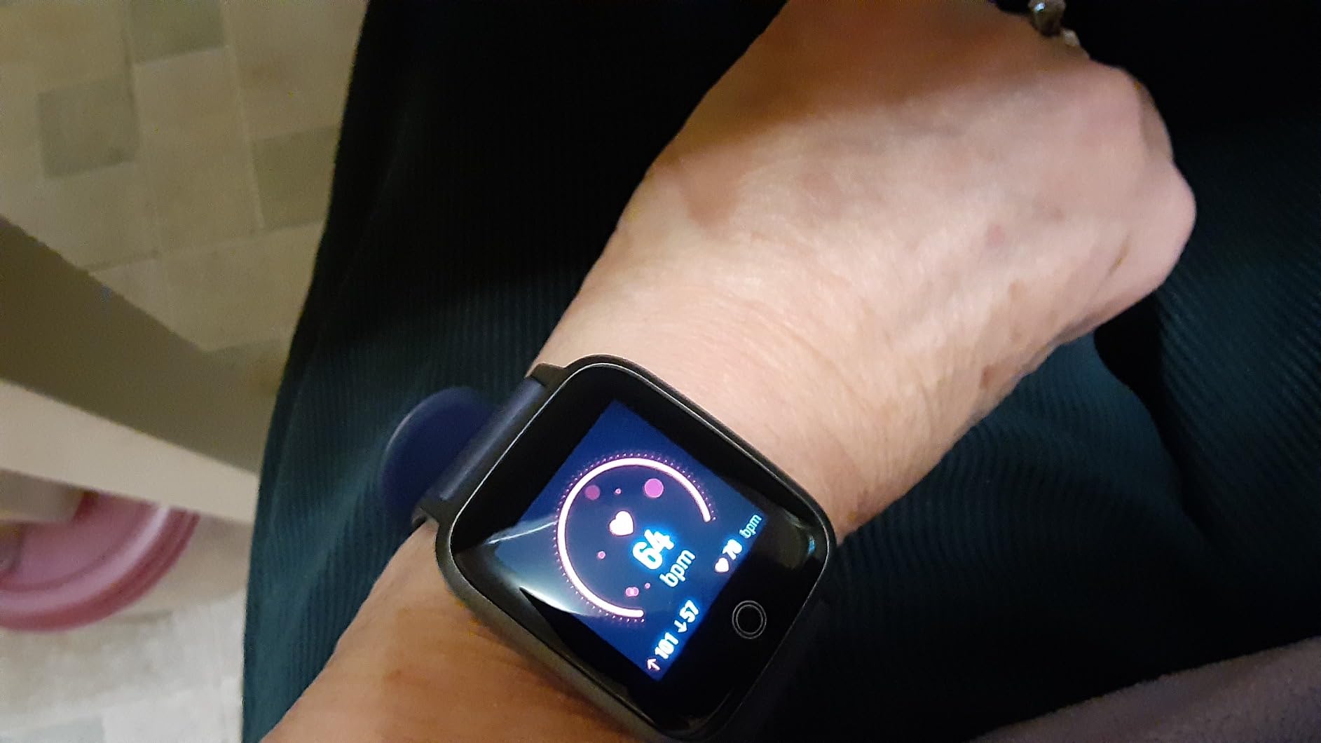 Senior-Friendly Pedometer Watch, No App or Phone Required, Step Counter customer photo 1