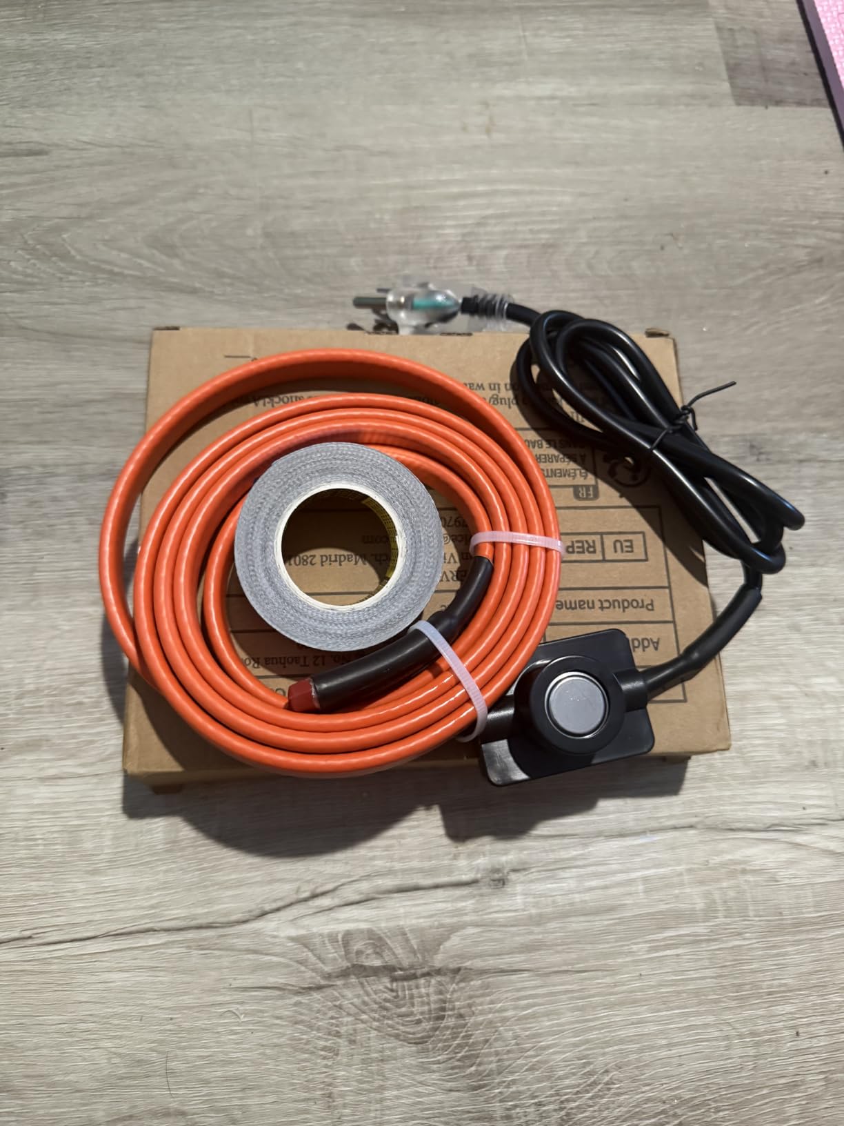 3FT Heat Tape for Water Pipe Freeze Protection 8W/FT | Built-in thermostat self-regulating pipe heat cable 110V, IP65 waterproof & safe for RV, home metal or PVC water lines customer photo 1