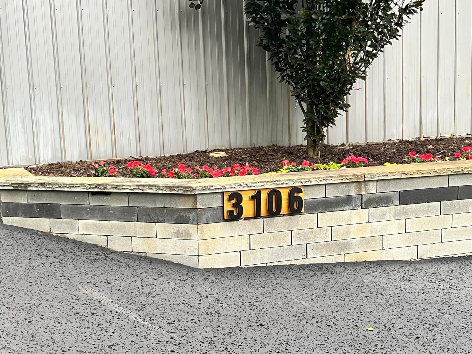 5 Inch Backlit LED House Numbers, Waterproof Stainless Steel, High Transparency Acrylic, LED Illuminated Home Address Number customer photo 1