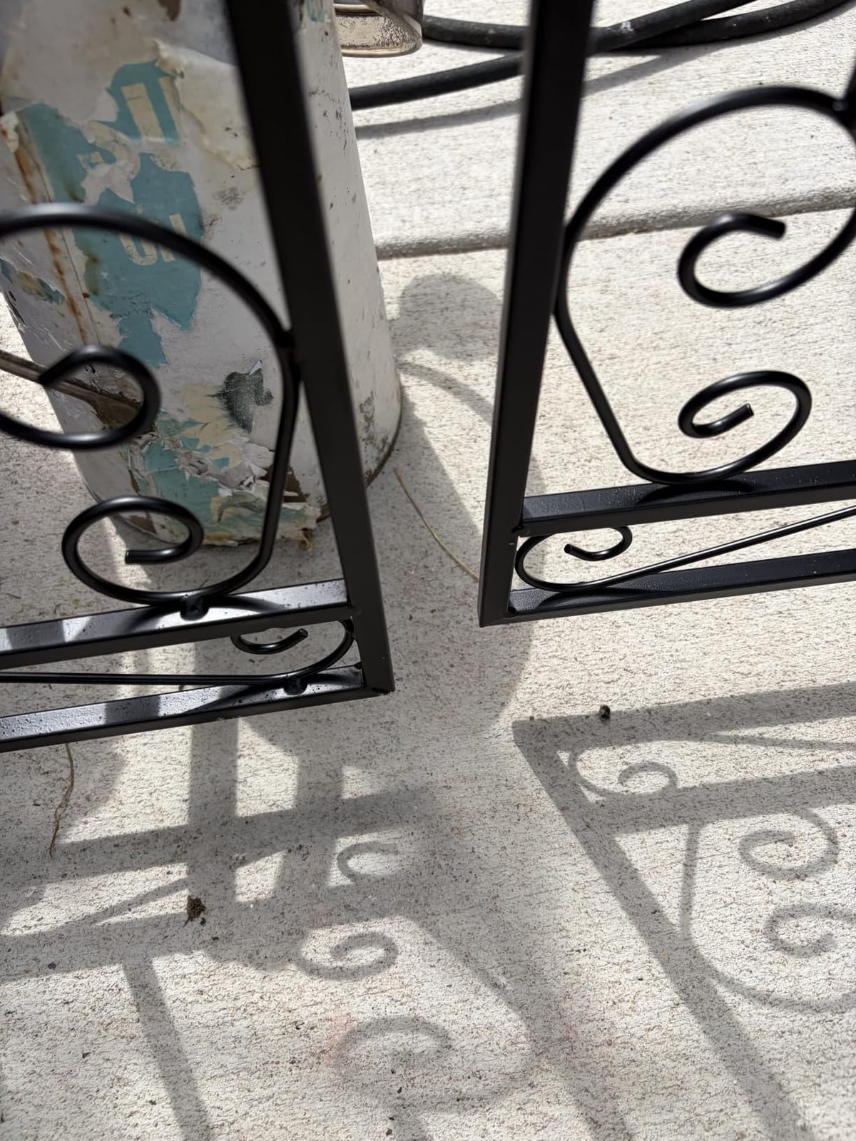 vidaXL Garden Gate Black 47.6