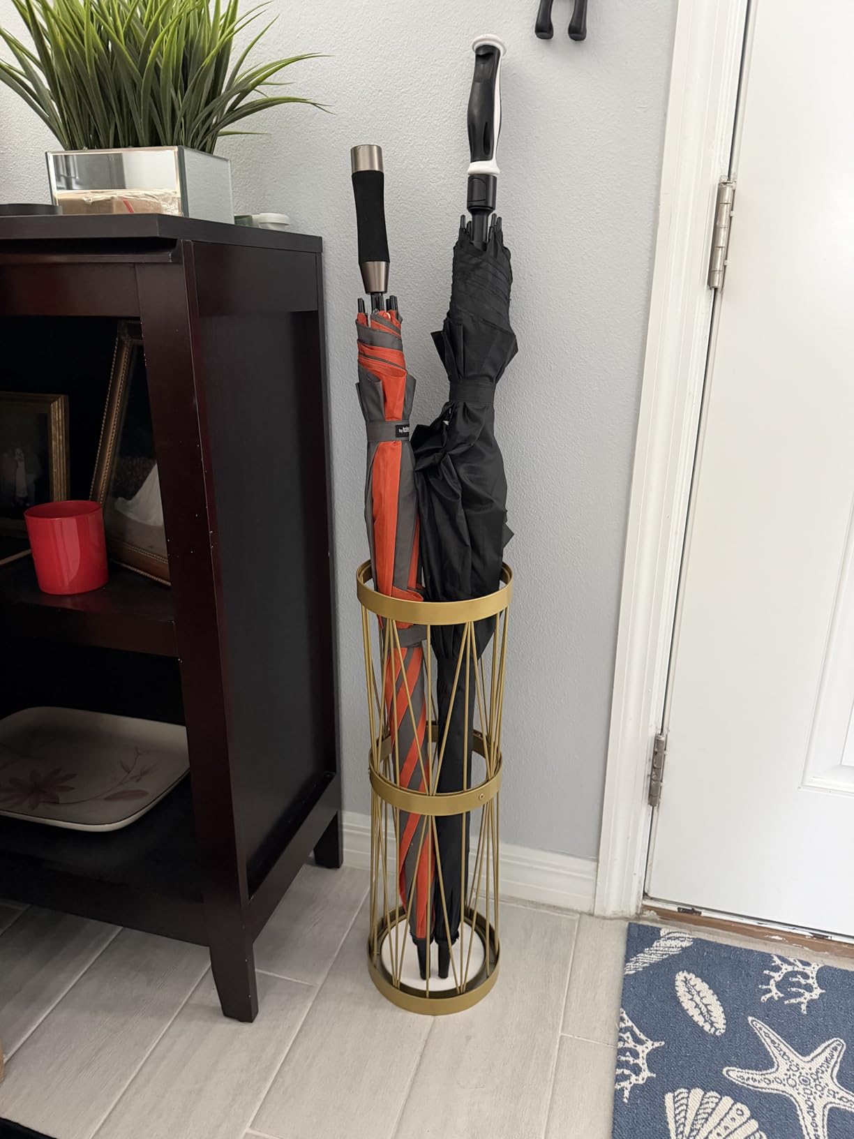 Mango Steam Pluvian Soakstone Umbrella Holder (Regular, Gold) customer photo 1