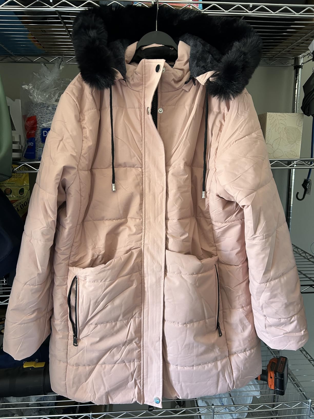 MOERDENG Women's Warm Winter Puffer Coat Waterproof Long Down Jacket customer photo 1