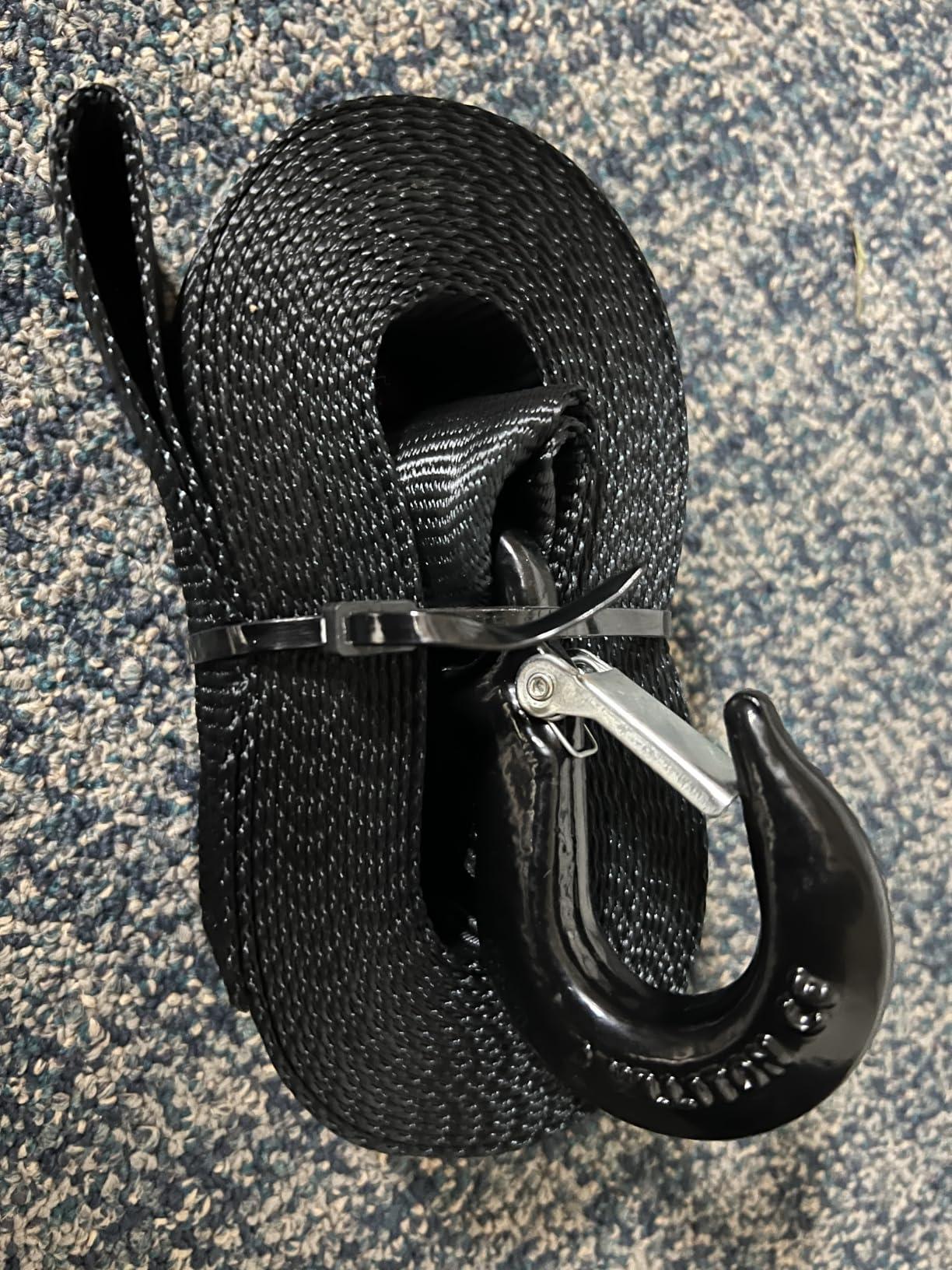 Heavy Duty Boat Trailer Winch Strap with Hook - 2