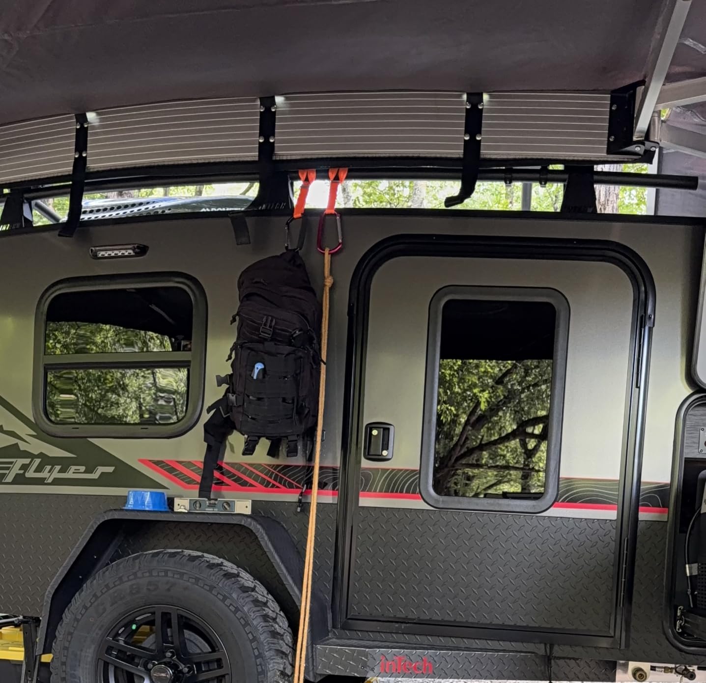 Soft Loop Tie Down Straps - 1,500 Load Capacity & 4,500 Lbs Breaking Strength - 6 Pack - Loops for Securing ATV, UTV, Motorcycles, Scooters, Dirt Bikes, Lawn & Garden Equipment - by AUGO customer photo 2