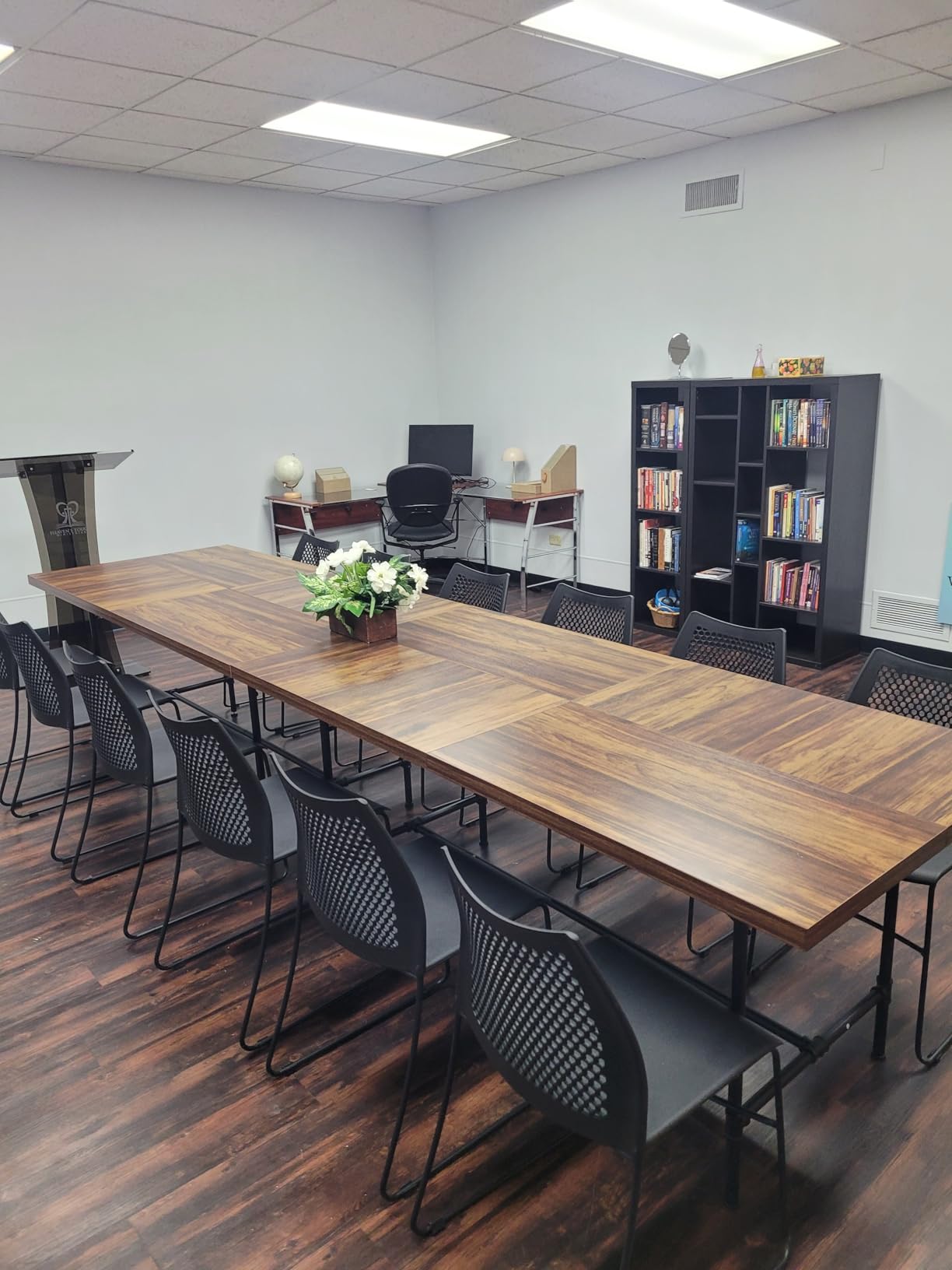 Tribesigns 6FT Conference Table, Rustic Rectangle 70.8