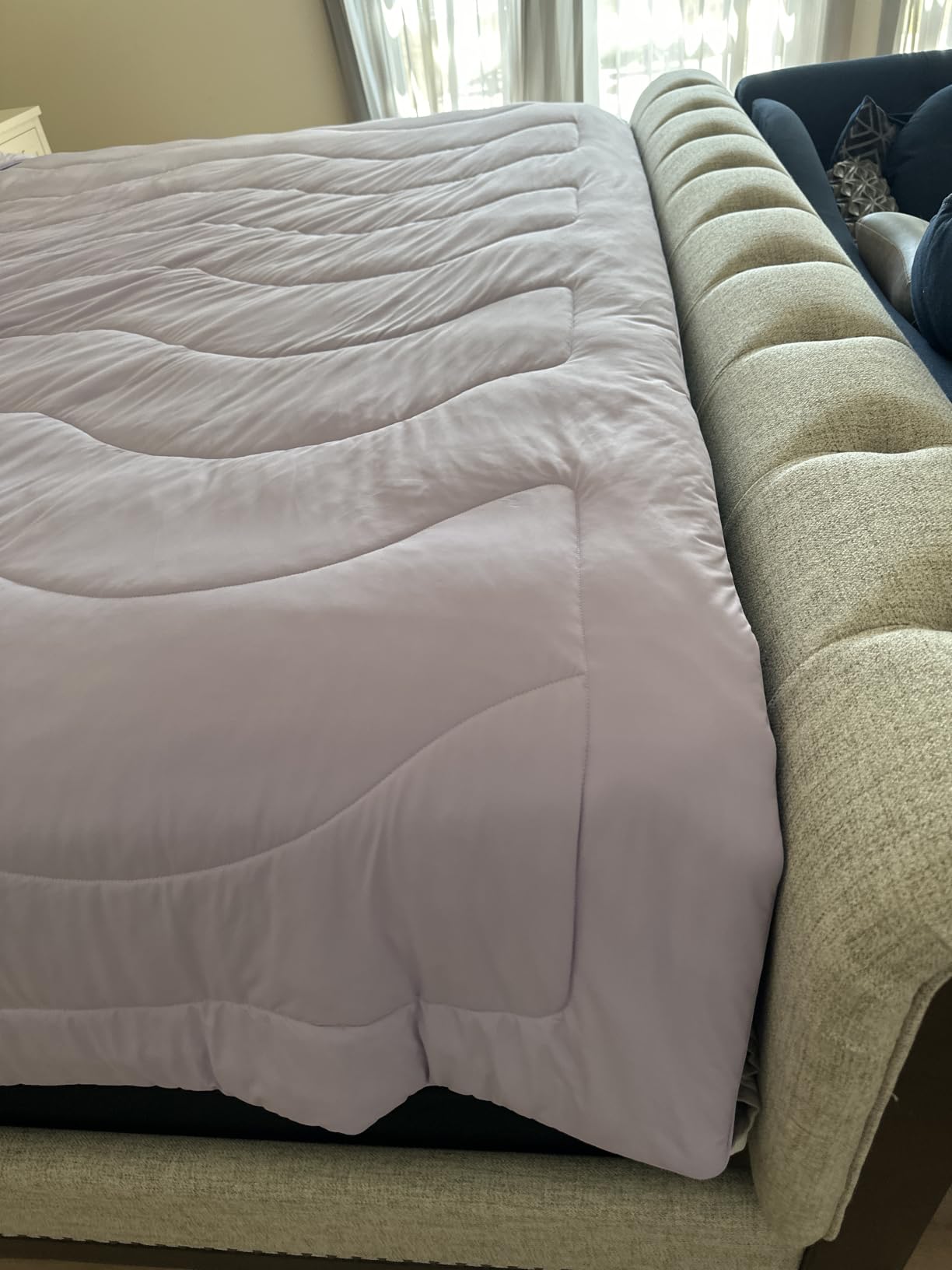 REST® Evercool® Cooling Comforter Blanket for Hot Sleepers, King/Cali King customer photo 2