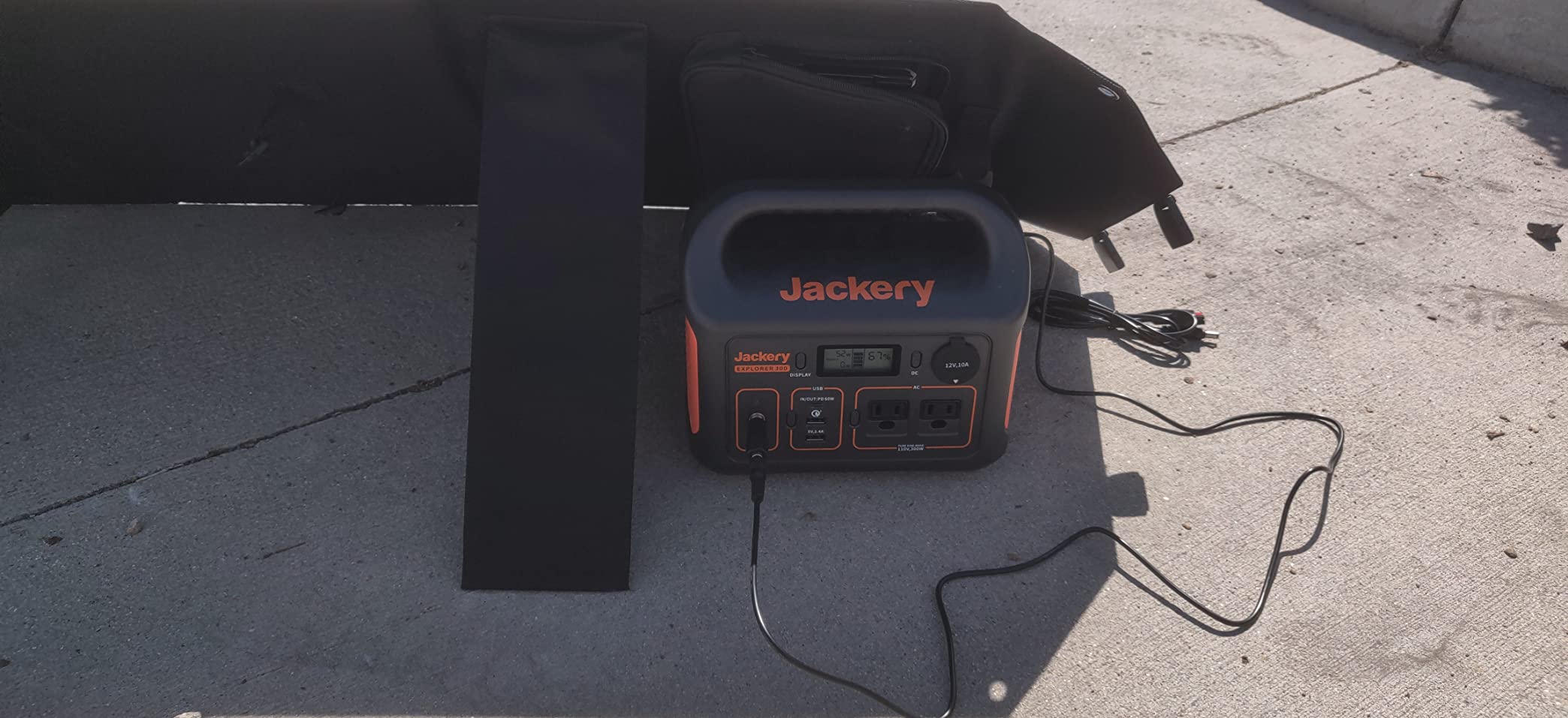 Powkey 40W Portable Solar Panel for 100W~200W Portable Power Station customer photo 1