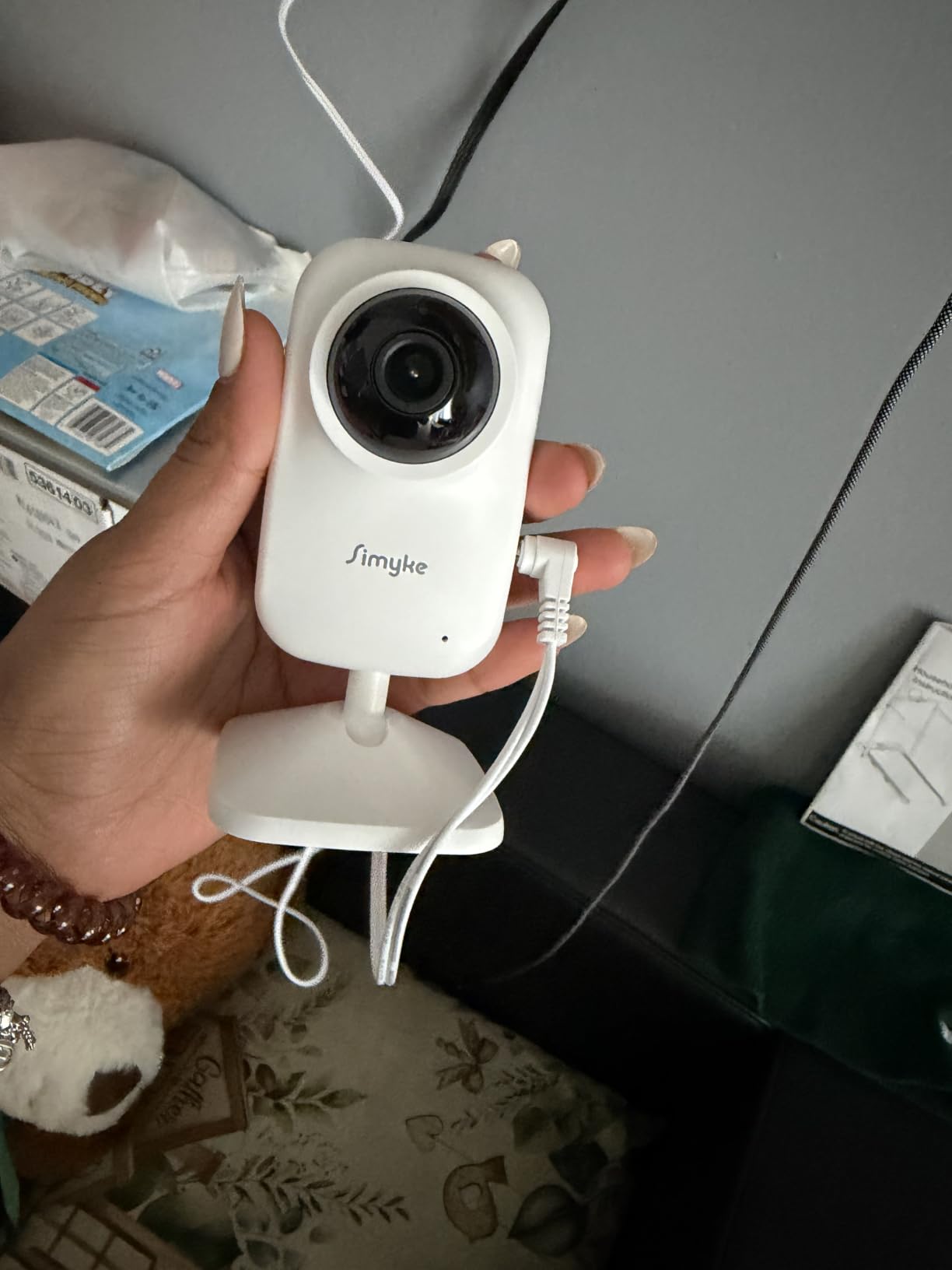 Simyke Upgrade Video Baby Monitor,WiFi Baby Camera,2.8
