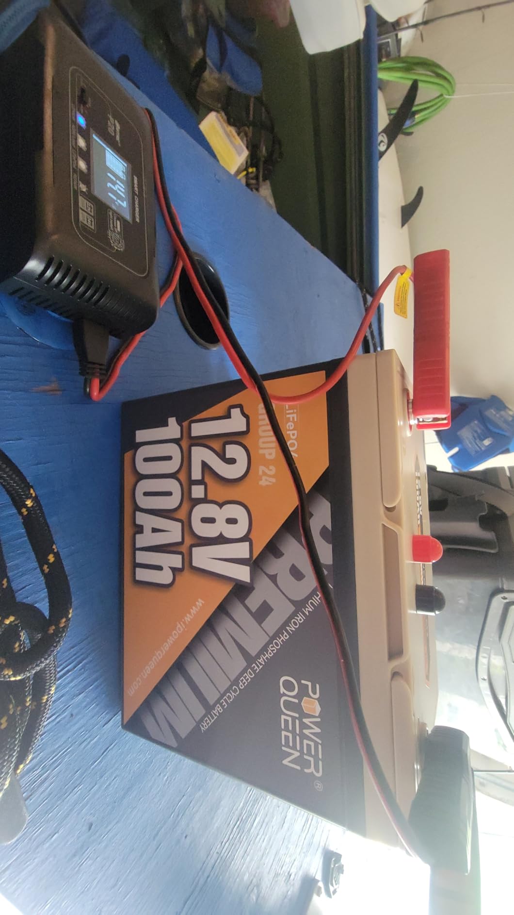power queen 12V 100Ah LiFePO4 Battery, Group 24 RV Lithium Battery customer photo 1