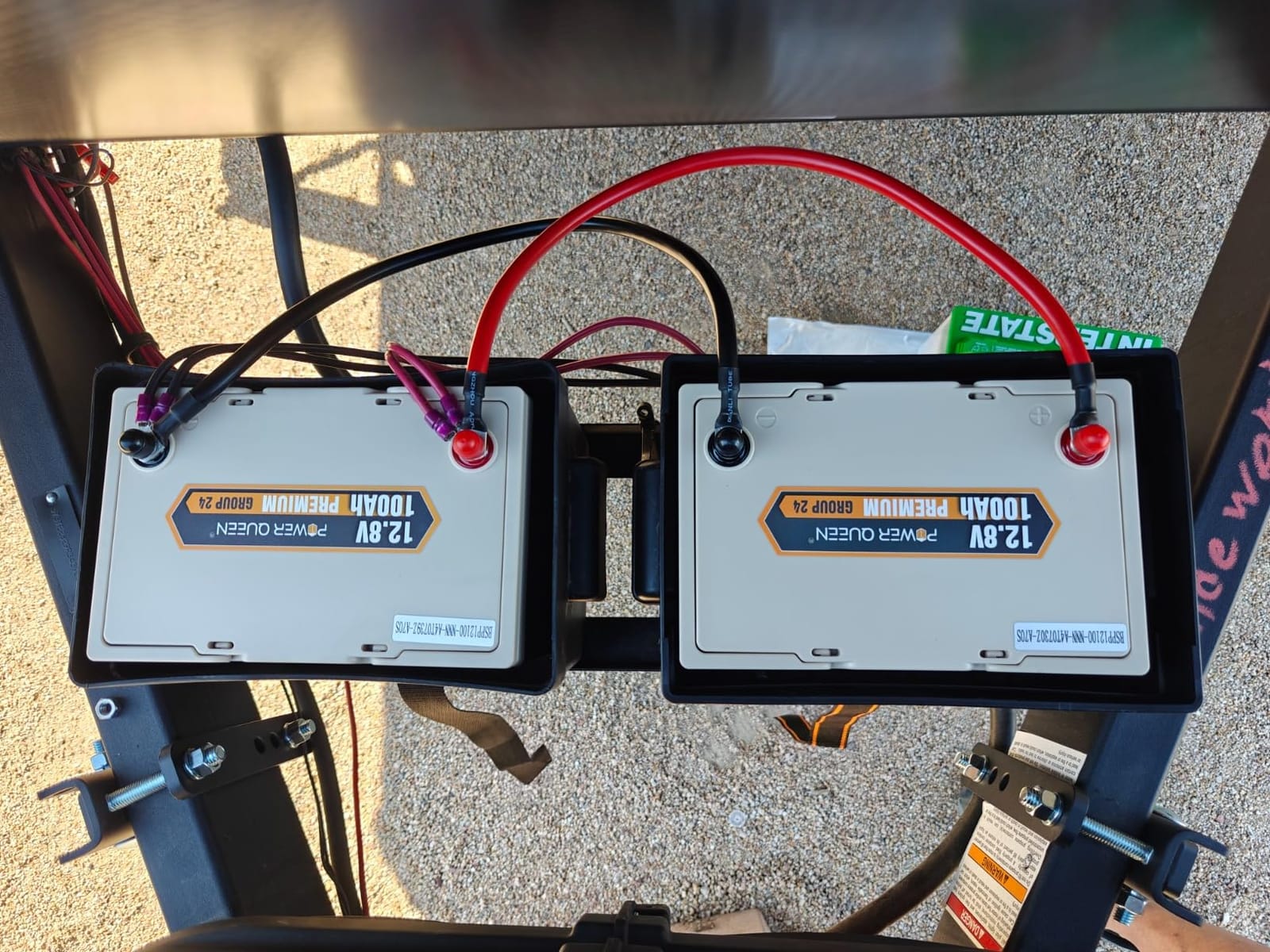 power queen 12V 100Ah LiFePO4 Battery, Group 24 RV Lithium Battery customer photo 2