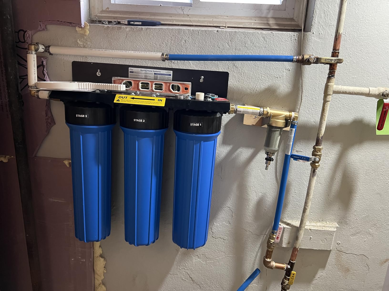 iSpring Iron, Manganese, H2S Whole House Water Filter System | Also Reduces Lead, Mercury, Chlorine, Sediments, 1-Inch Inlet/Outlet, Up to 12 Months or 150K Gallons, Model: WGB32B-MKS customer photo 2
