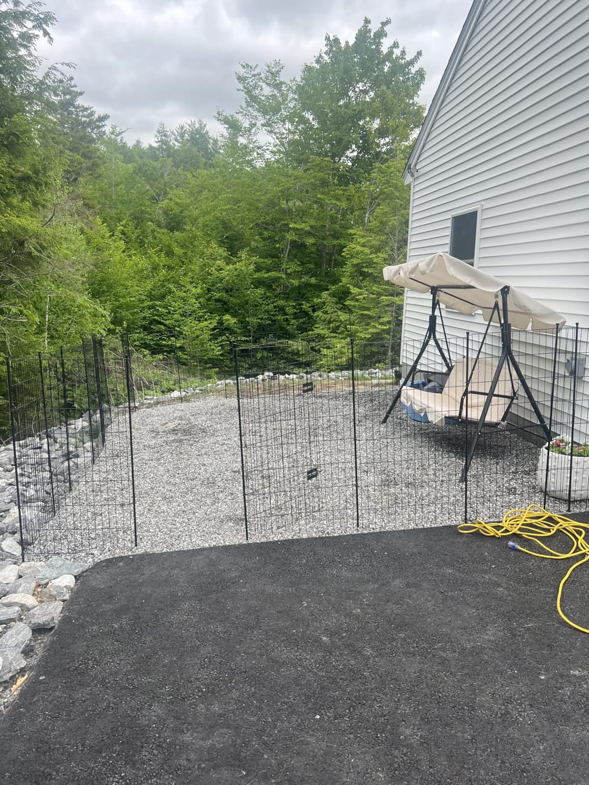 No Dig Garden Fence Outdoor for Yard, 32in (H) x 23.6ft(L) customer photo 2