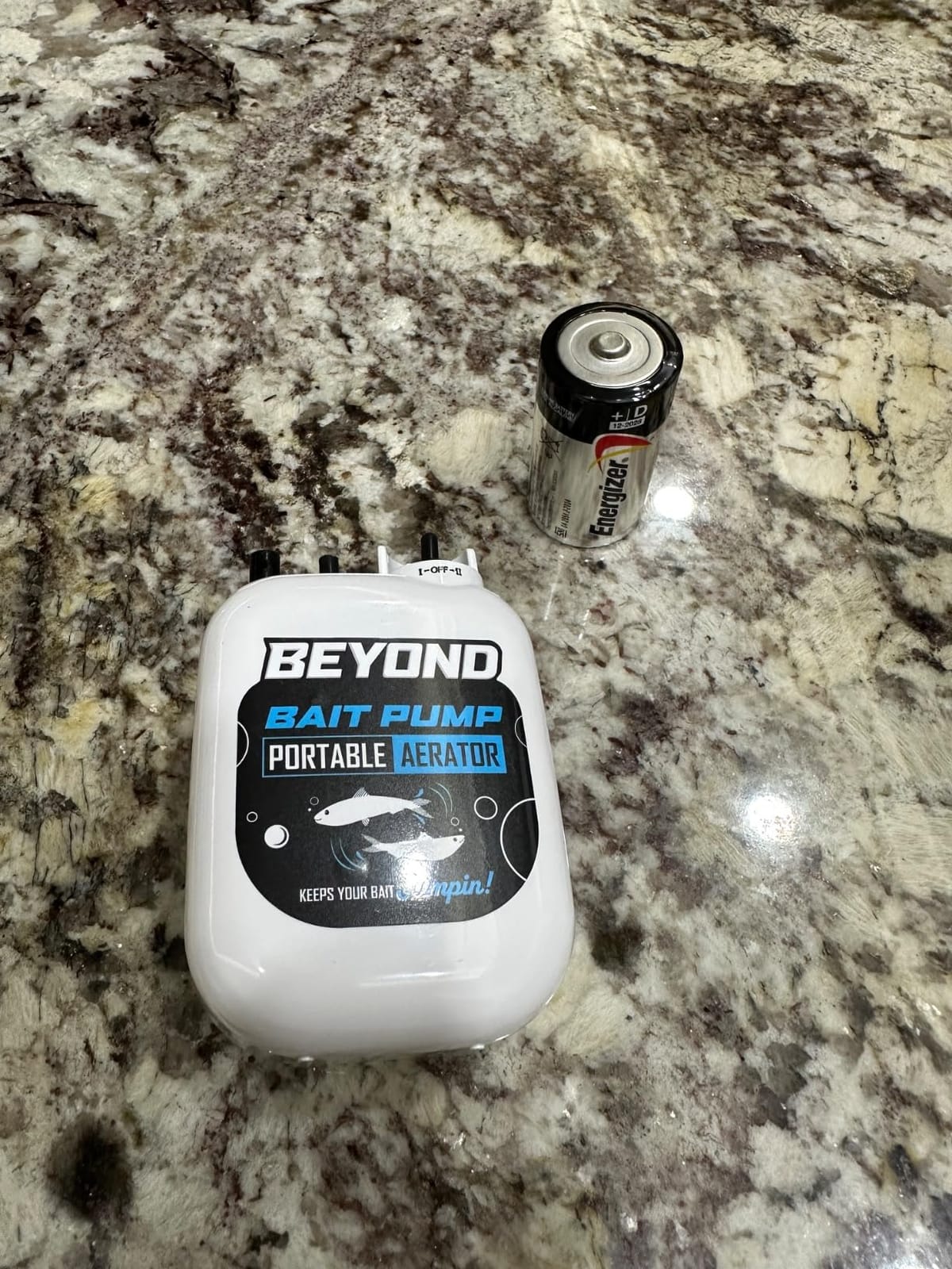 Beyond Bait Pump - 2-Speed Live Bait Aerator for Bait Buckets customer photo 1