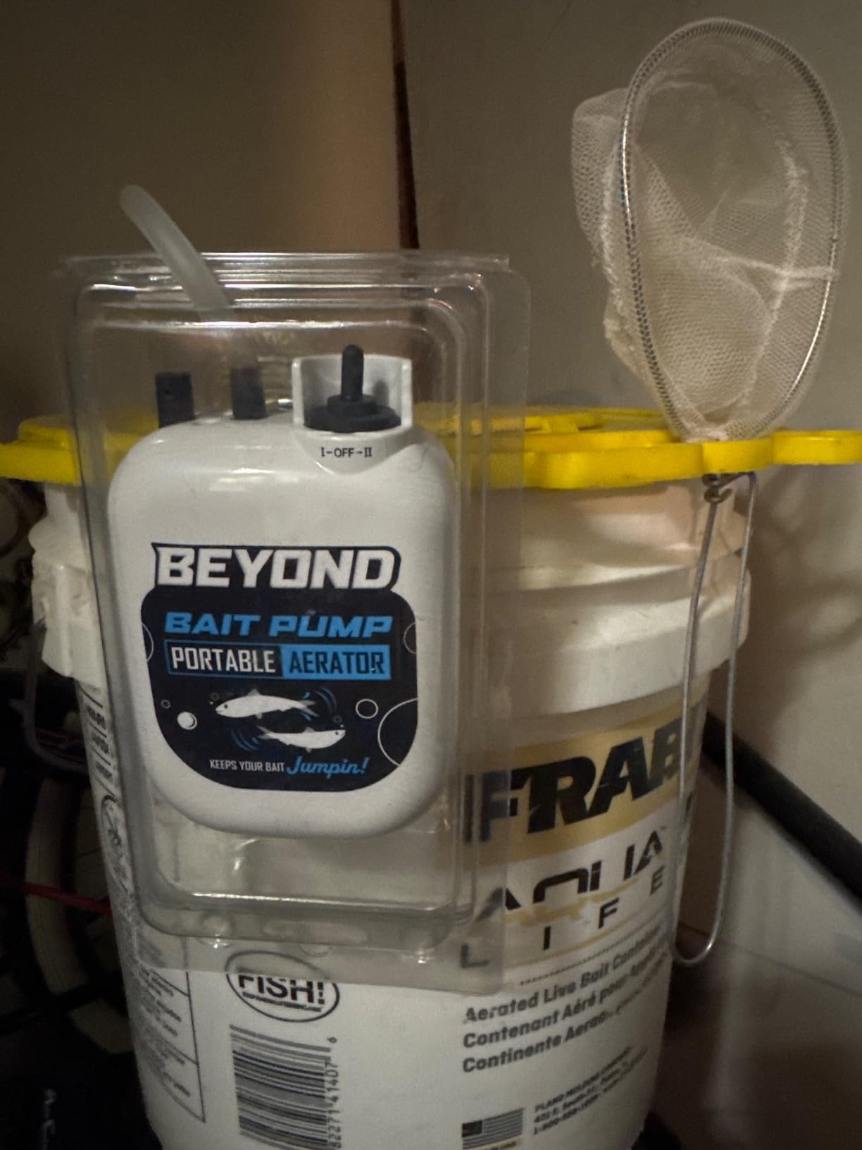 Beyond Bait Pump - 2-Speed Live Bait Aerator for Bait Buckets customer photo 2