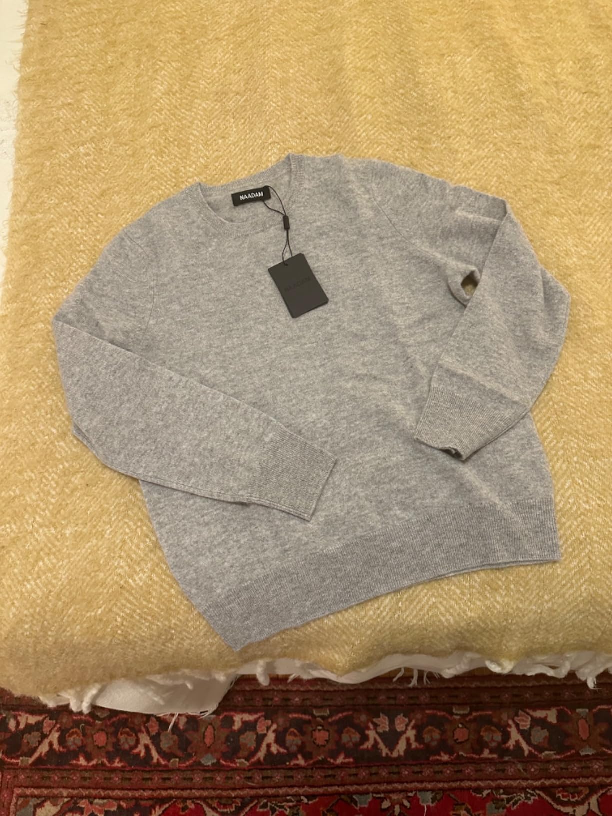 NAADAM Women's The Original Cashmere Crewneck Sweater customer photo 2