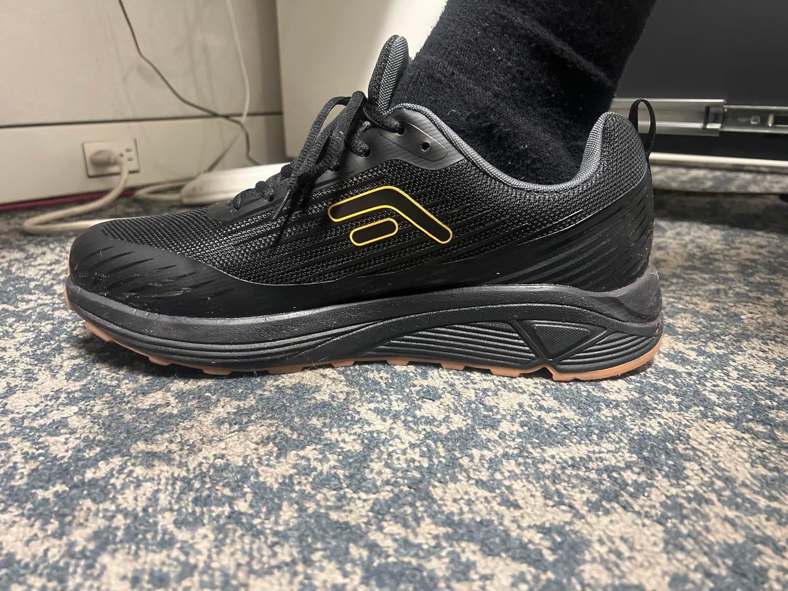 FitVille Men Trail Running Shoes Extra Wide Shoes for Men, Mountain Trail Runner Sneakers, Cushion Walking, Jogging, Plantar Fasciitis customer photo 2
