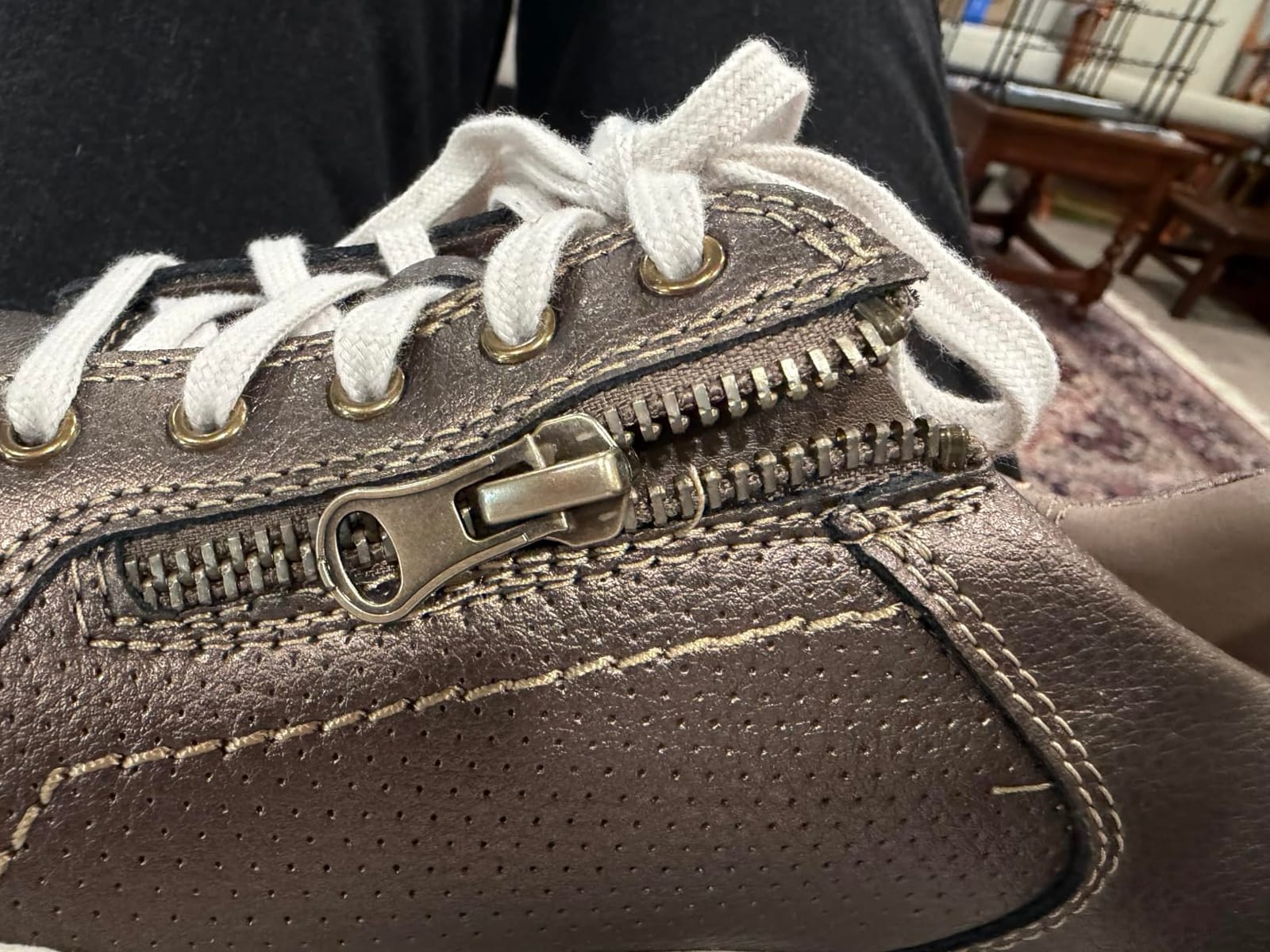 Clarks Women's Caroline Janna Leather Sneakers customer photo 1