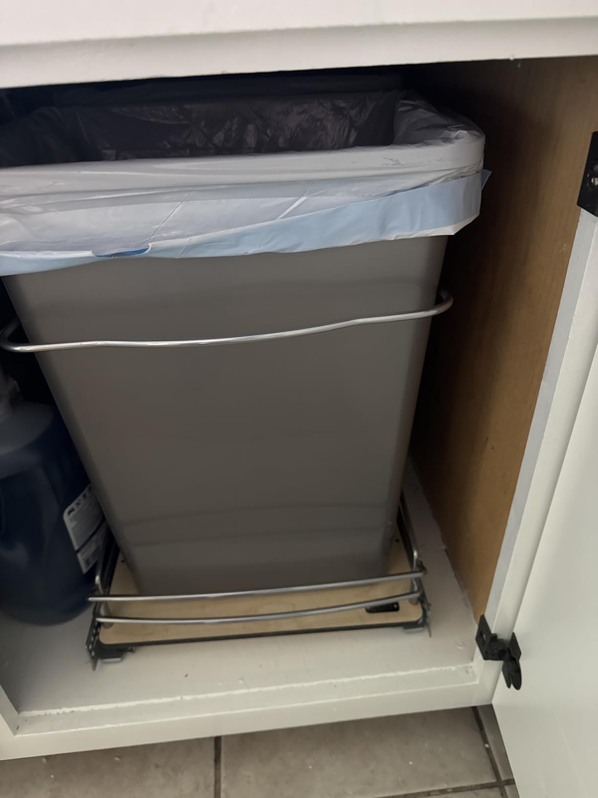 Rev-A-Shelf Double Pullout Trash Can w/Soft-Close Slides, 14.5