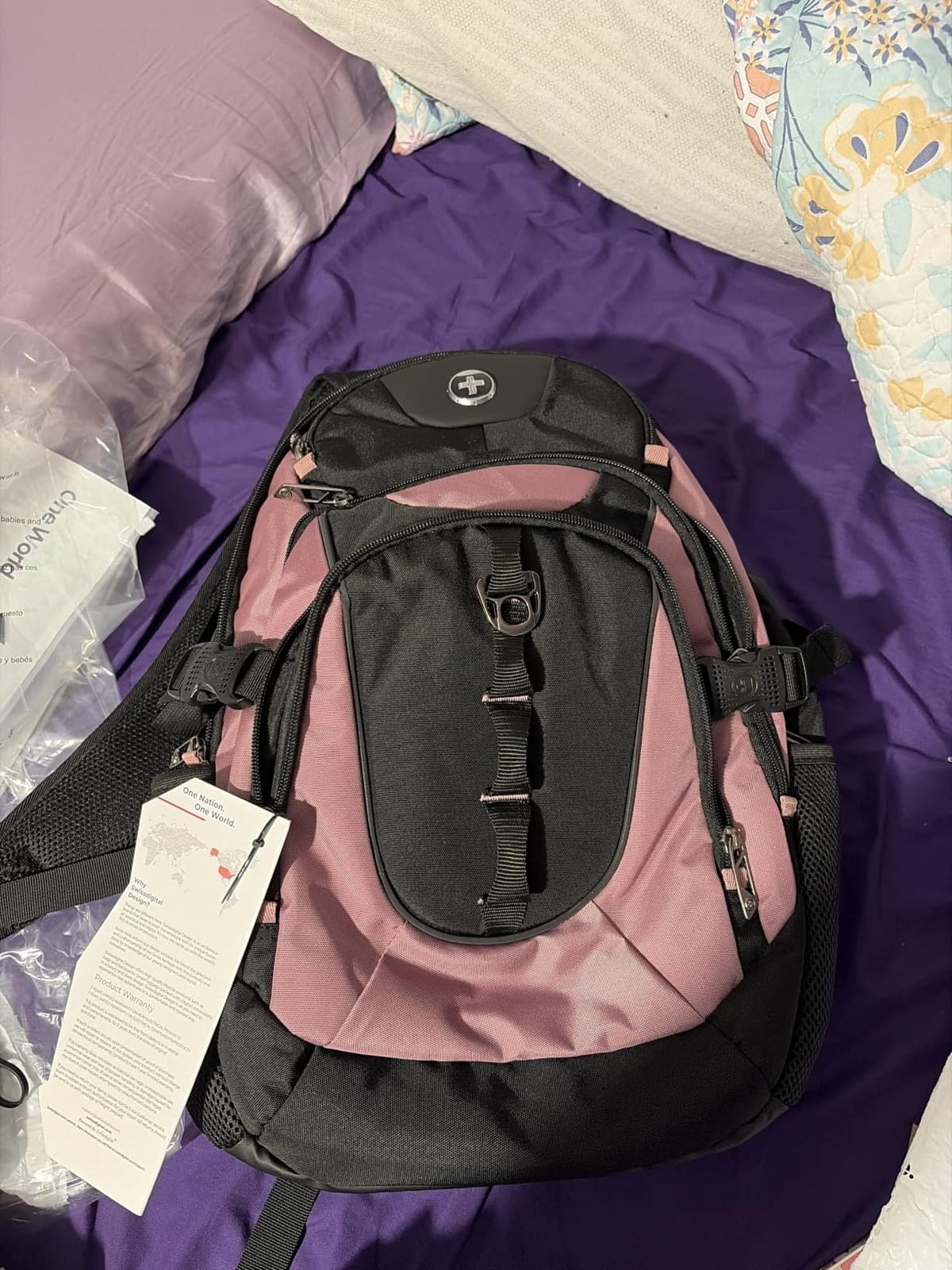 Swissdigital Design Travel Laptop Backpack for Men with USB SD803-12 customer photo 1