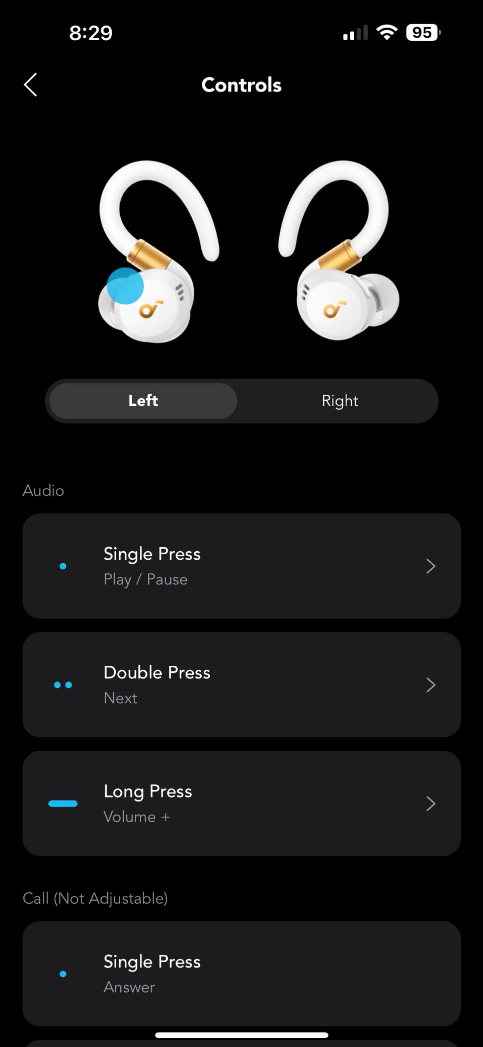 Soundcore Sport X20 by Anker Noise Cancelling Workout Earbuds, Ear Hooks customer photo 1