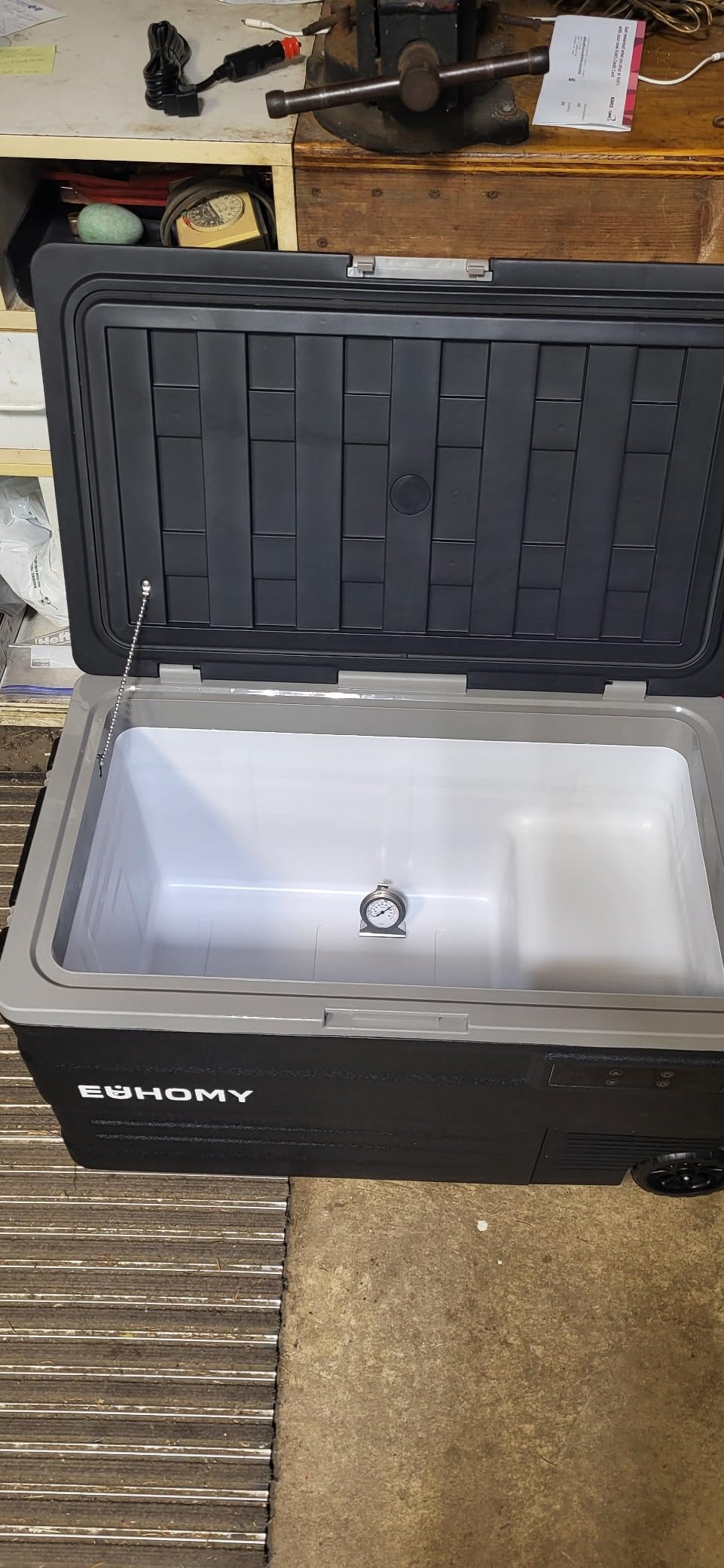 EUHOMY 80QT Portable Electric Cooler, Car refrigerator, 0℉ to 68℉, AC/DC customer photo 1