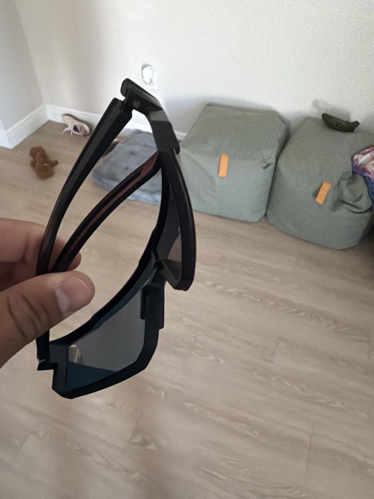 Polarized Sport Sunglasses Men Women TR90 Lightweight UV400 customer photo 2