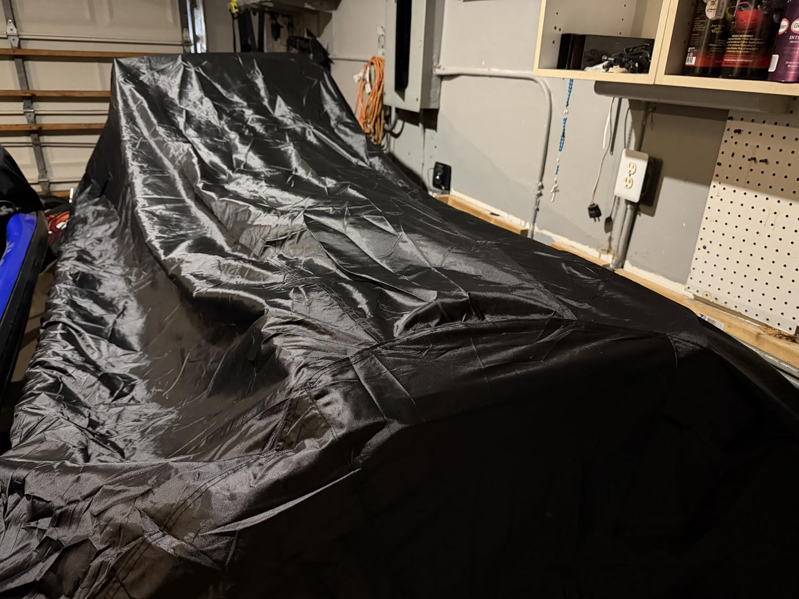 Heavy Duty Jetski Covers 3 Seater, Waterproof UV Resistant 136-145 Black | Nano Coating, 6-Layer Fabric, 12000mm Waterproof, UV SPF 85+, Dual Air Vents, for Outdoor Storage & Trailering customer photo 2