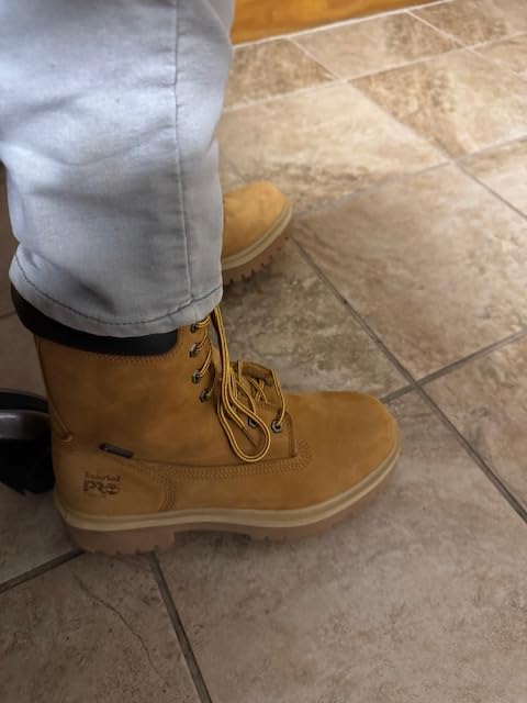 Timberland PRO mens Direct Attach 8 Inch Steel Safety Toe Insulated Waterproof Industrial Work Boot customer photo 1