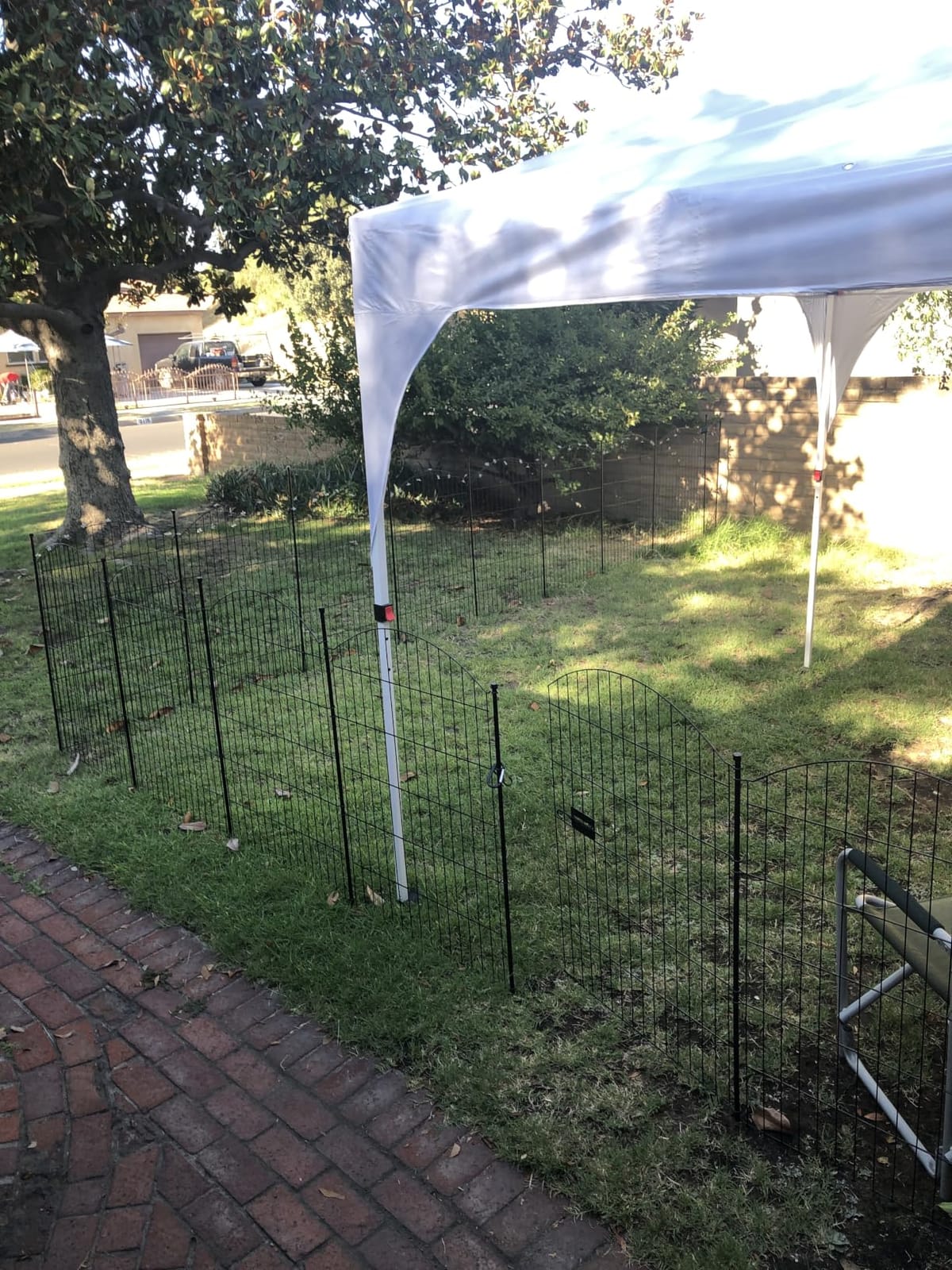 10 Panel No Dig Decorative Garden Fence 40