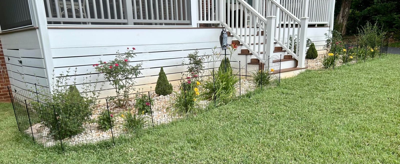 10 Panel No Dig Decorative Garden Fence 40