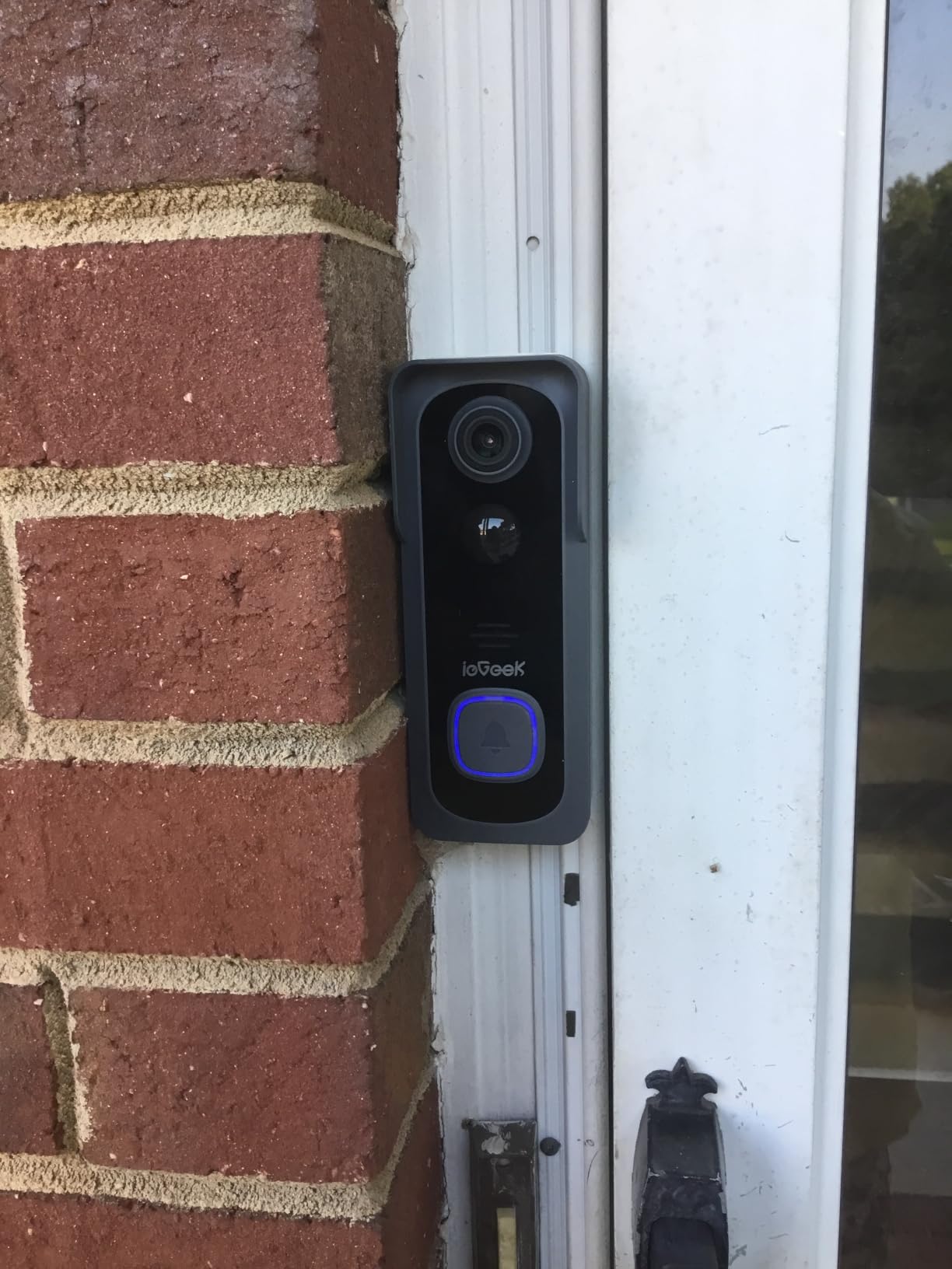 ieGeek Doorbell Camera Wireless No Subscription, 2K 3MP HD View PIR Motion Detection, Wireless Video Doorbell with Chime 2-Way Talk, Only Supports 2.4GHz WiFi, Local & Cloud Storage, White customer photo 1