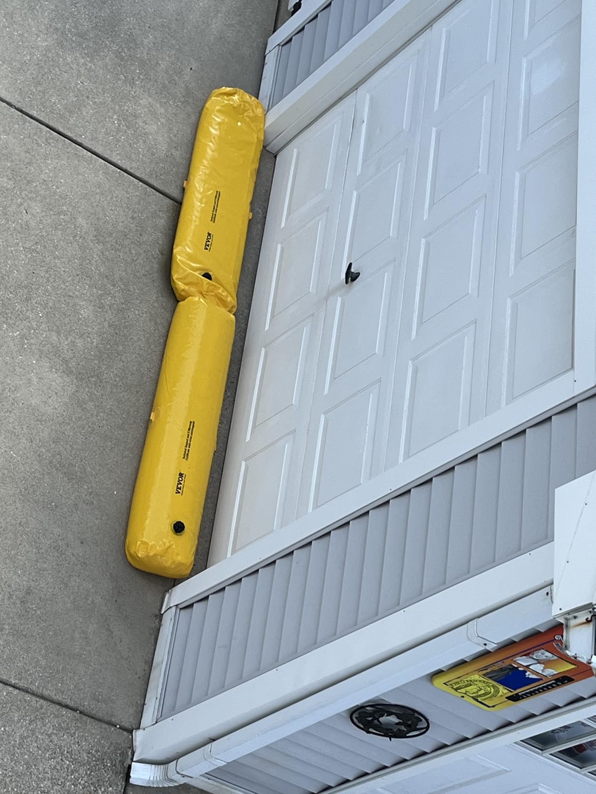 Flood Barriers, Sandbag Alternative Flood Bags 4 Pack, Flood Barrier for Home, Water Barriers for Flooding, Doorway, Driveway(4FTx6in) customer photo 2