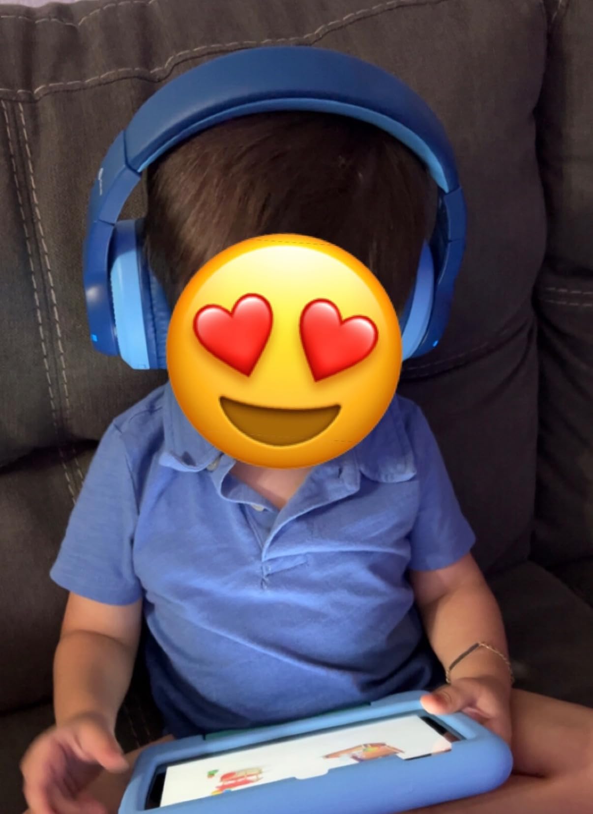 iClever BTH20 Active Noise Cancelling Headphones for Kids Toddler Travel customer photo 2