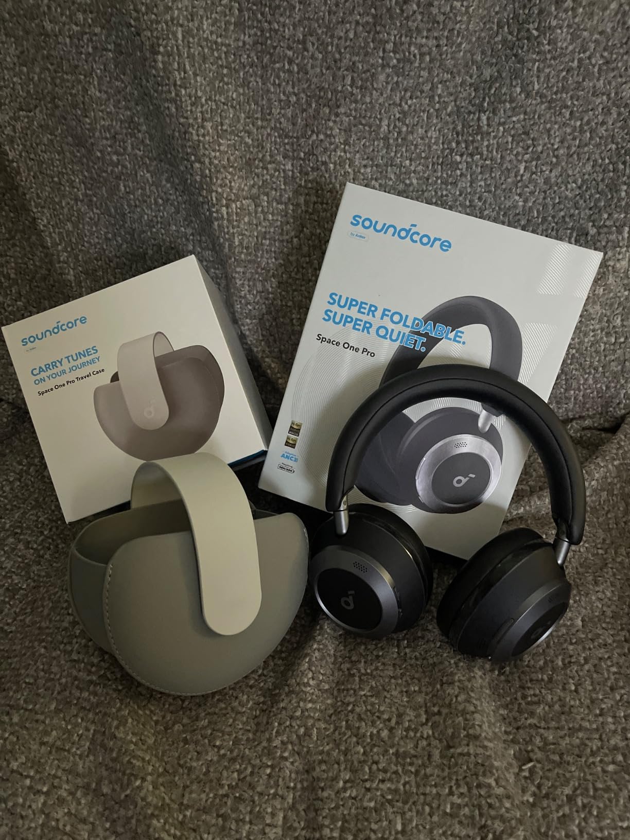 Soundcore Anker Space One Pro Wireless Over-Ear Headphones, Foldable Design customer photo 2